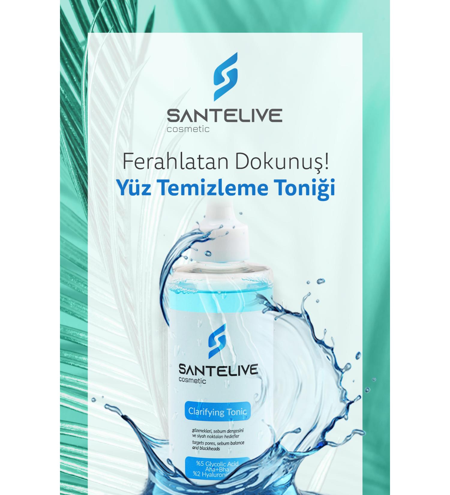 Santelive Pore Tightening and Purifying Brightening Tonic 200 Ml