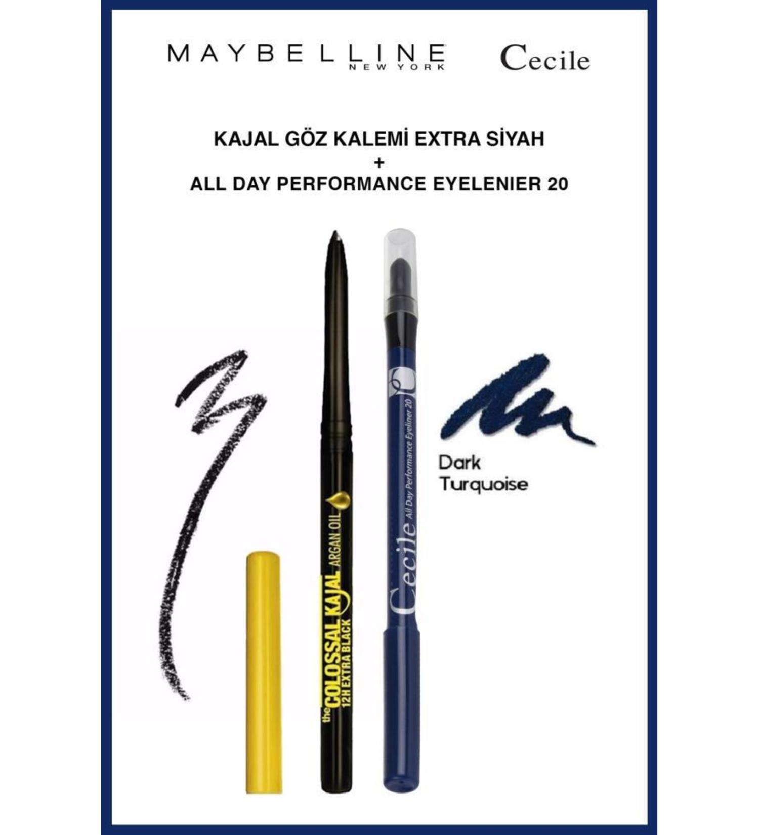 Maybelline New York Argan Oil Eye Pencil Cecile All Day 20 Effective Looks Makeup Set - Buy Online on GoSupps.com