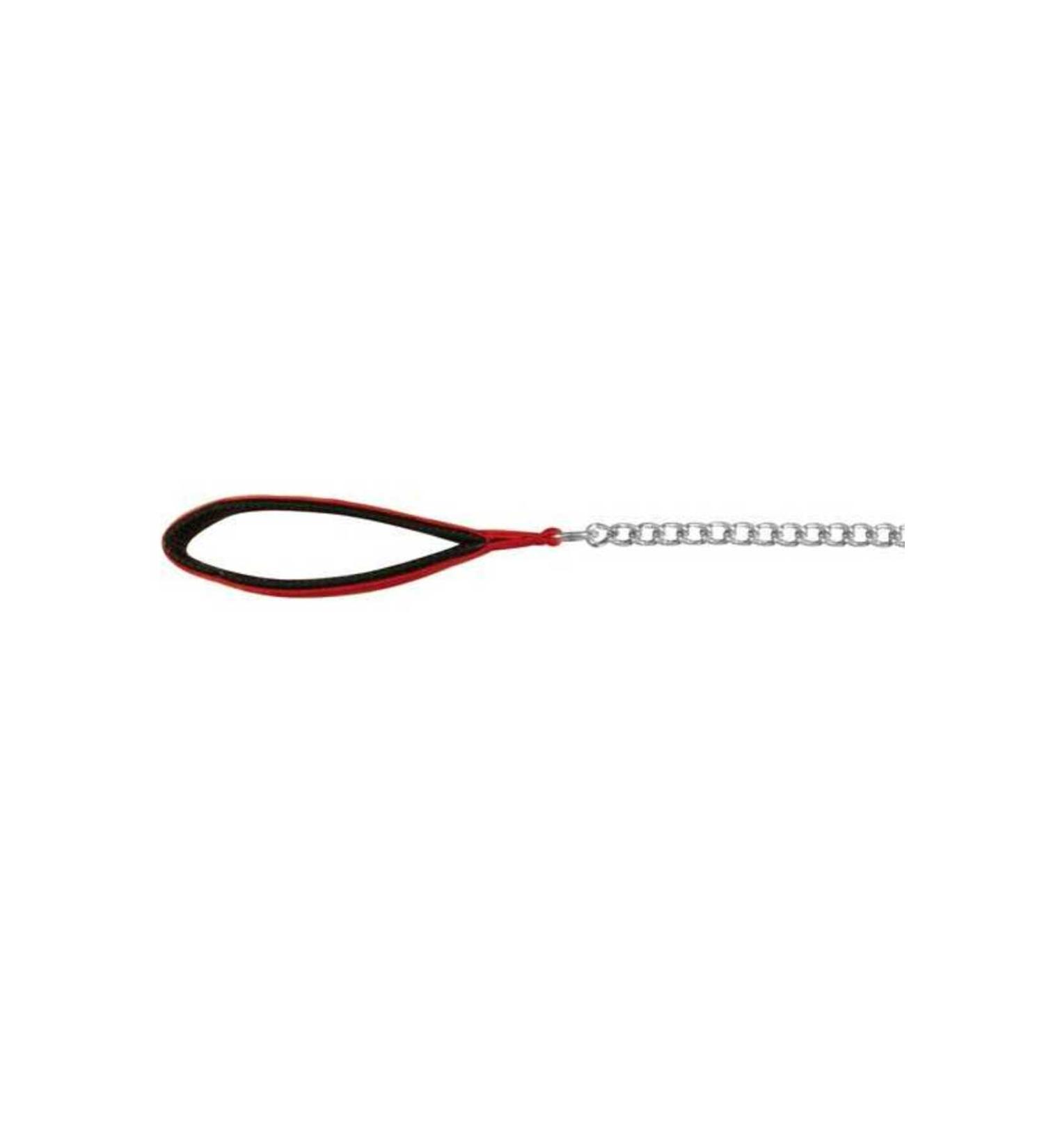 Trixie Dog Walking Chain 1m-3mm Red - FarmaPets