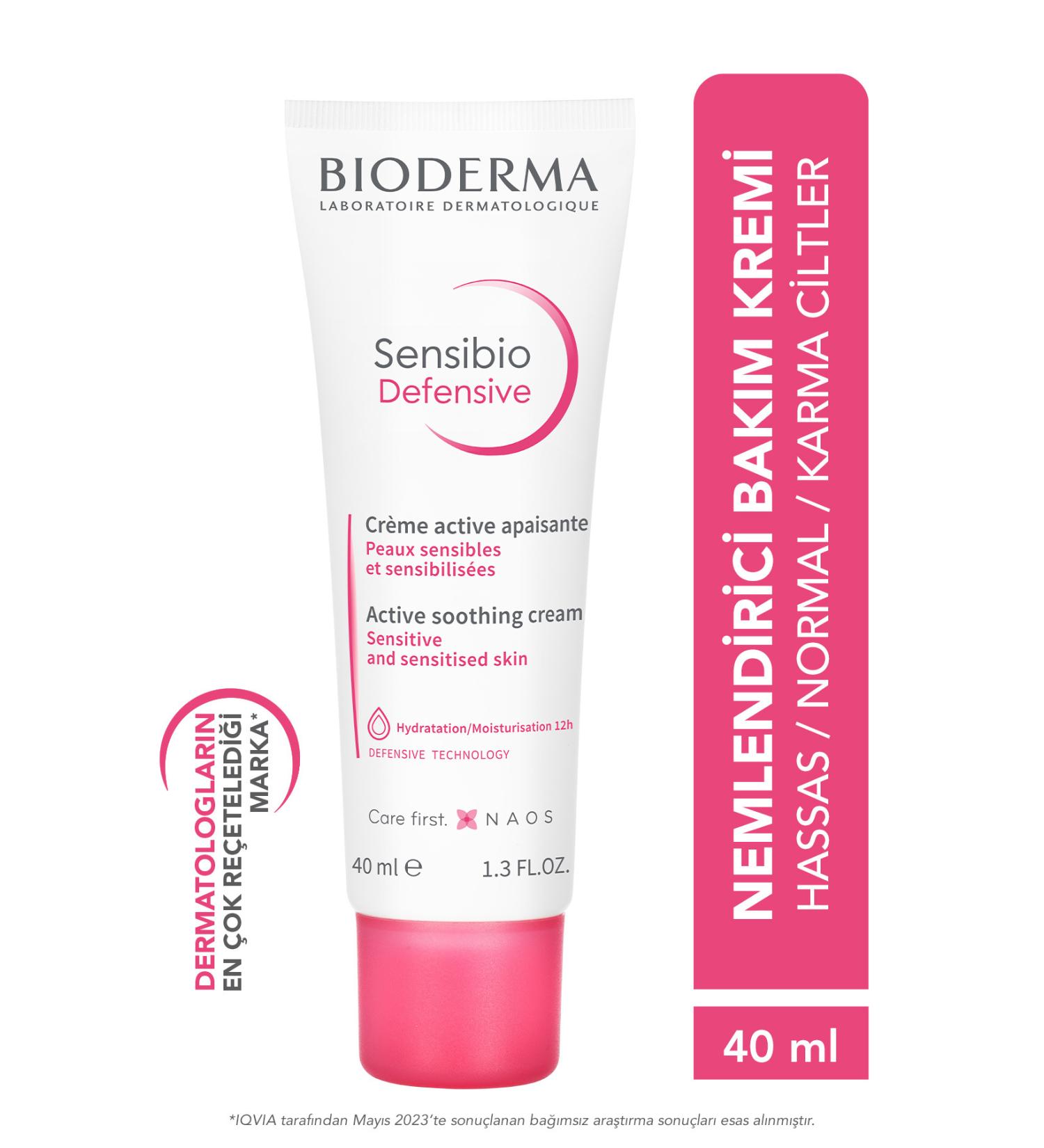 Bioderma Sensitive Normal Skin Antioxidant Sensibio Defensive Moisturizing Care Cream 40 ML Repair77 - Buy Online on GoSupps.com