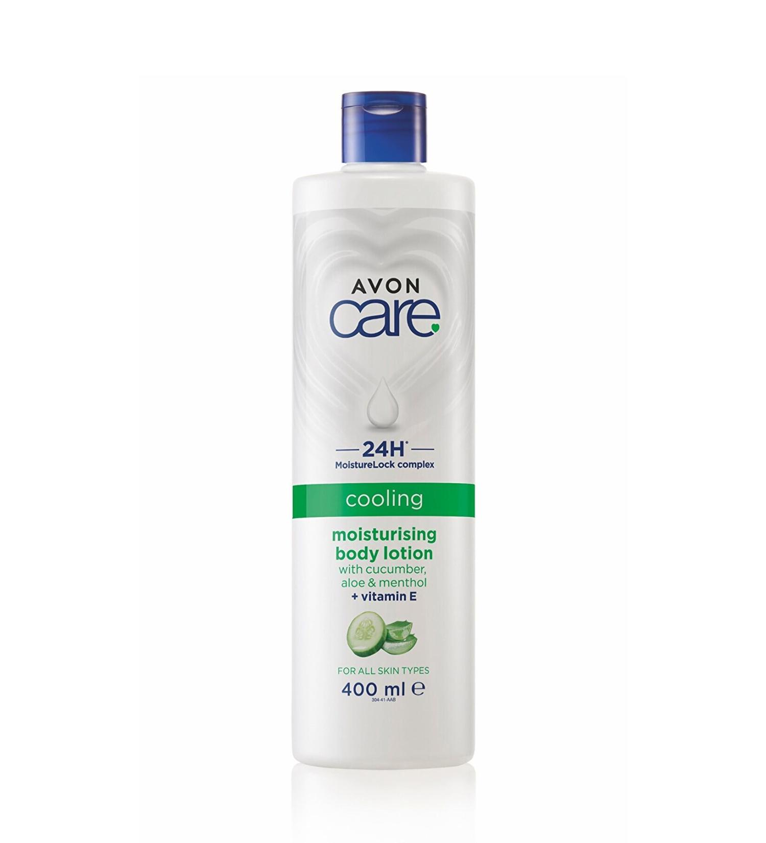 Avon Care Cooling Cucumber Aloe and Menthol Vitamin E Body Lotion 400 Ml.