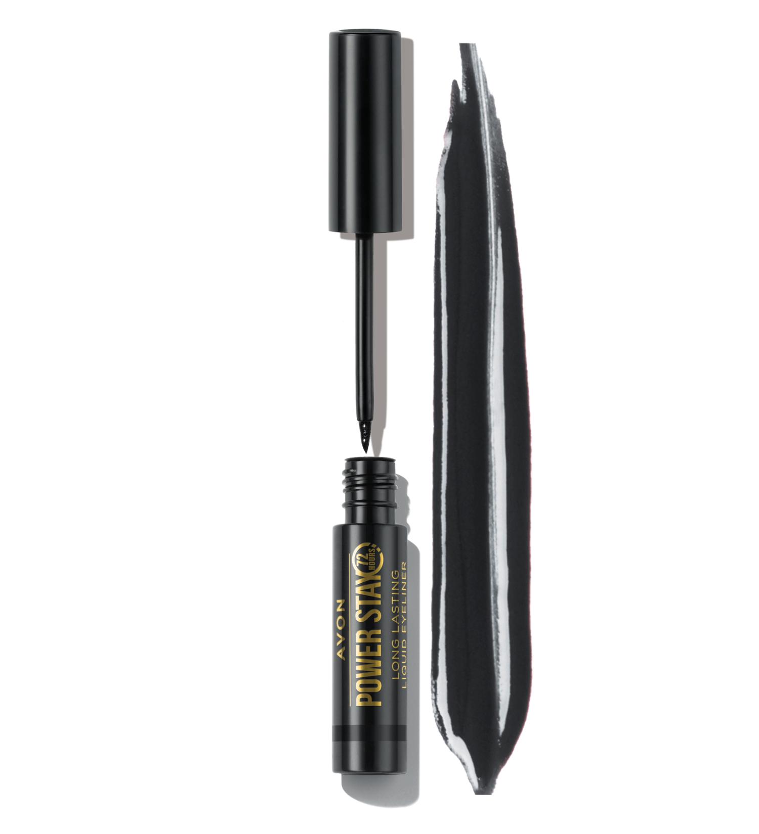 Avon Power Stay Long-Lasting Liquid Eyeliner Blackest Black - Buy Online on GoSupps.com