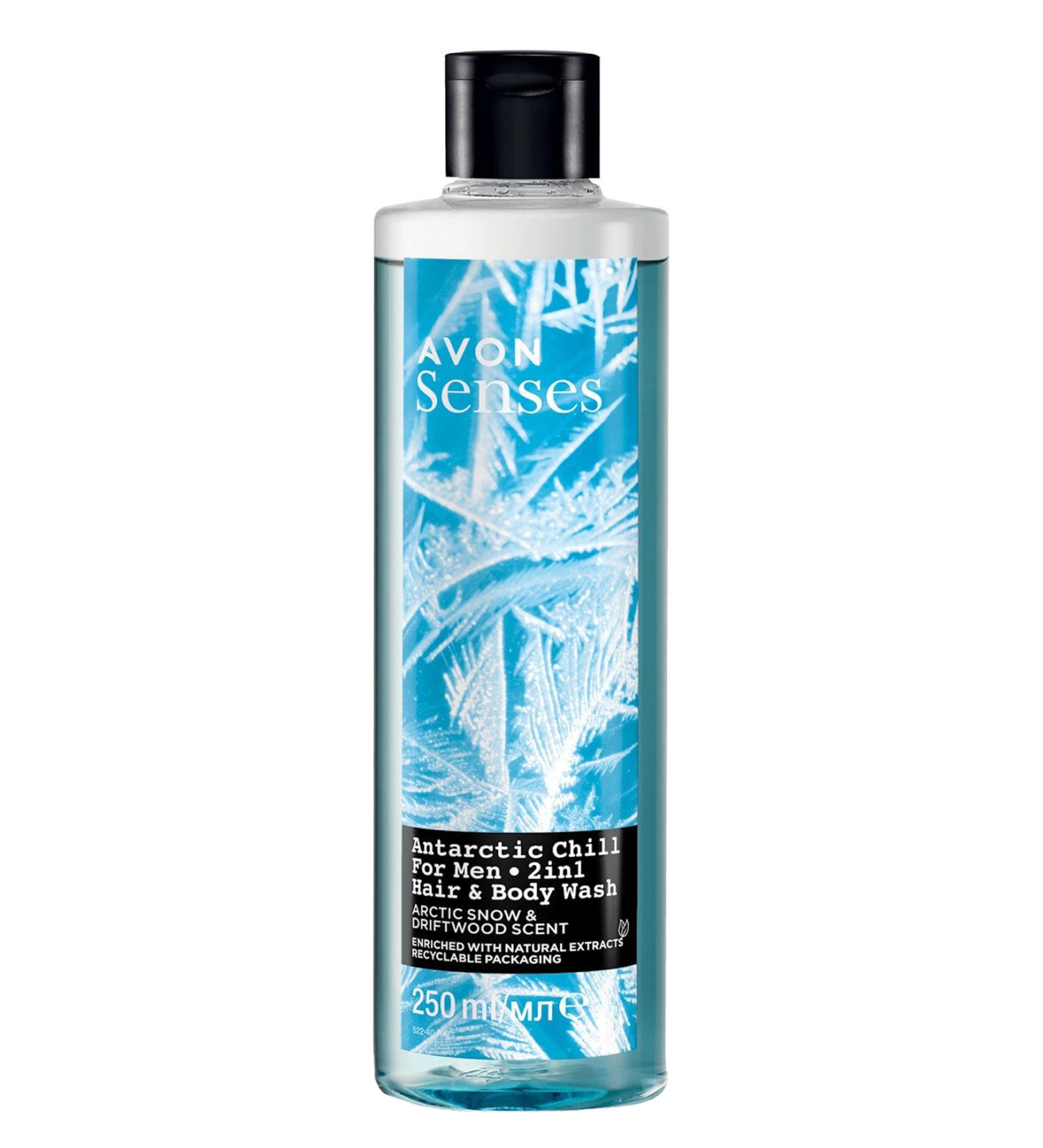 Avon Senses Antartic Chill Arctic Glaciers and Yalos Scented Shower Gel 250 Ml. - Buy Online on GoSupps.com