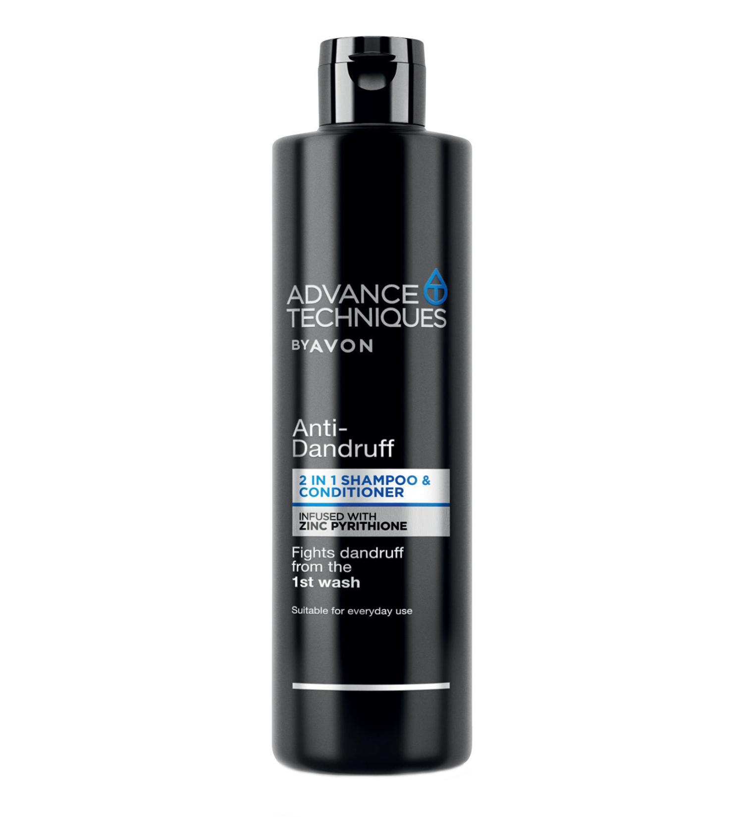 Avon Advance Techniques Anti-Dandruff 2 in 1 Shampoo and Conditioner 400 Ml.