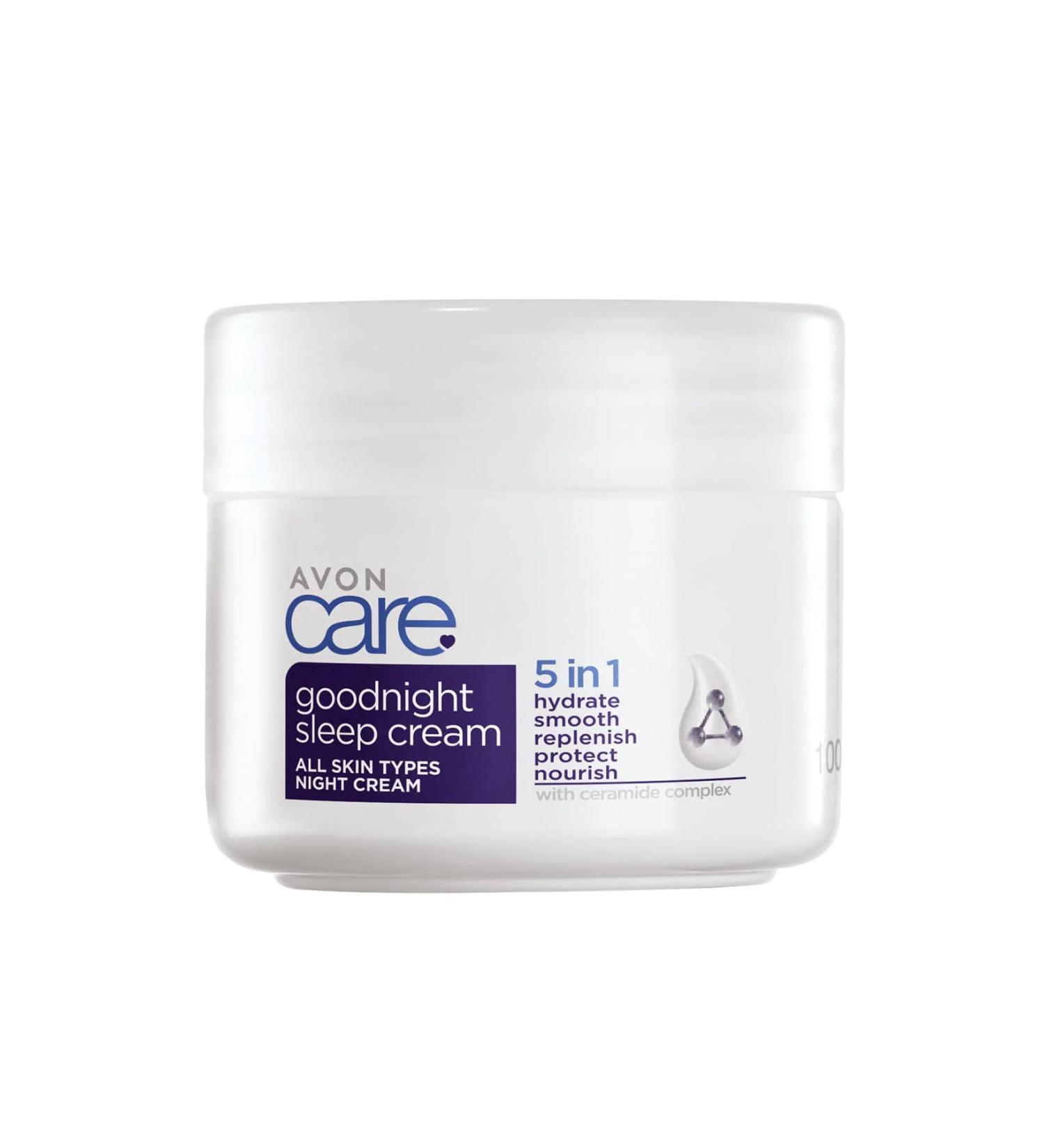 Avon Care Intensive Moisturizing 5 in 1 Night Cream 100 Ml. - Buy Online on GoSupps.com