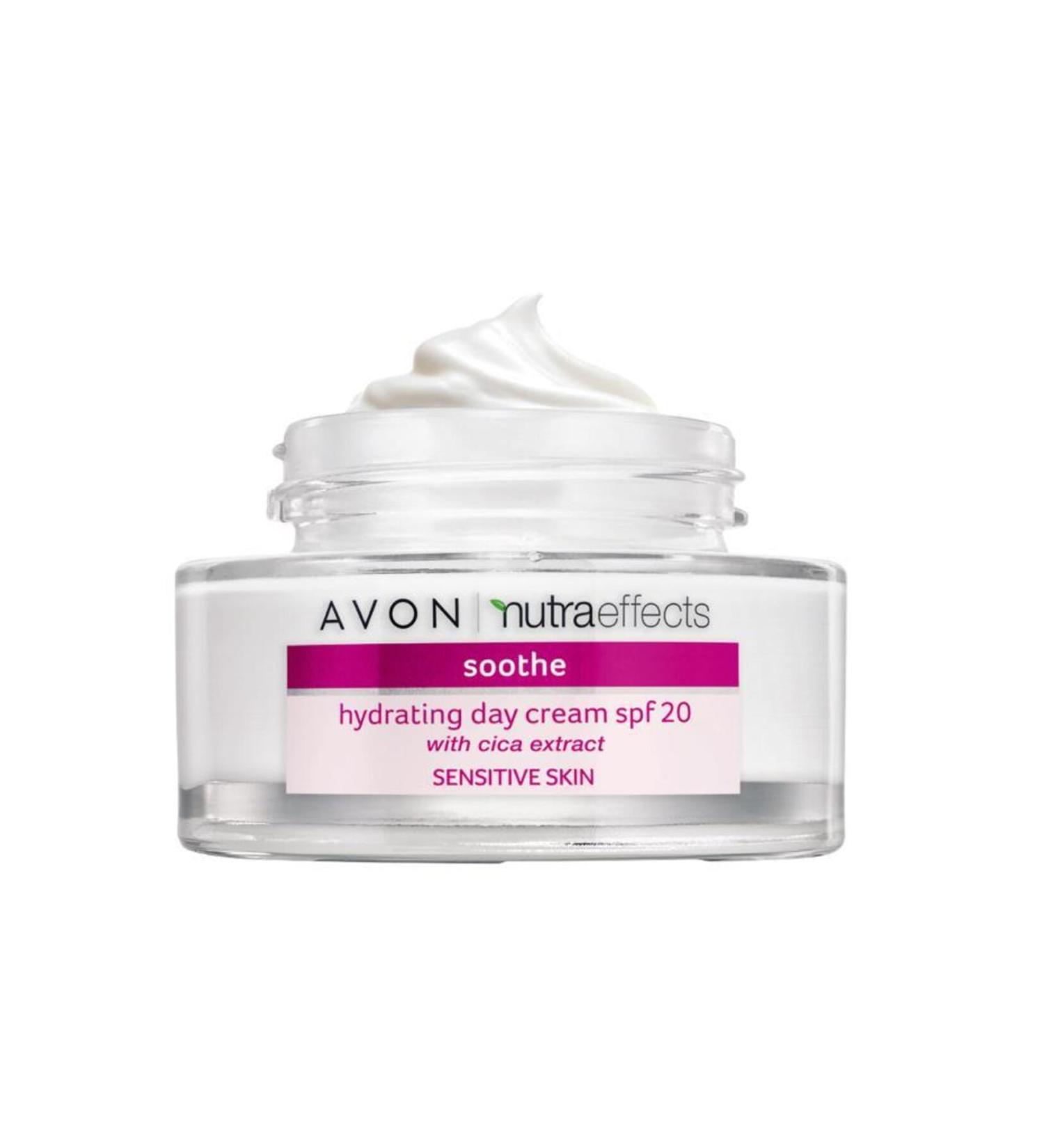 Avon Nutra Effects Soothe Moisturizing Cream Spf20 50 Ml.