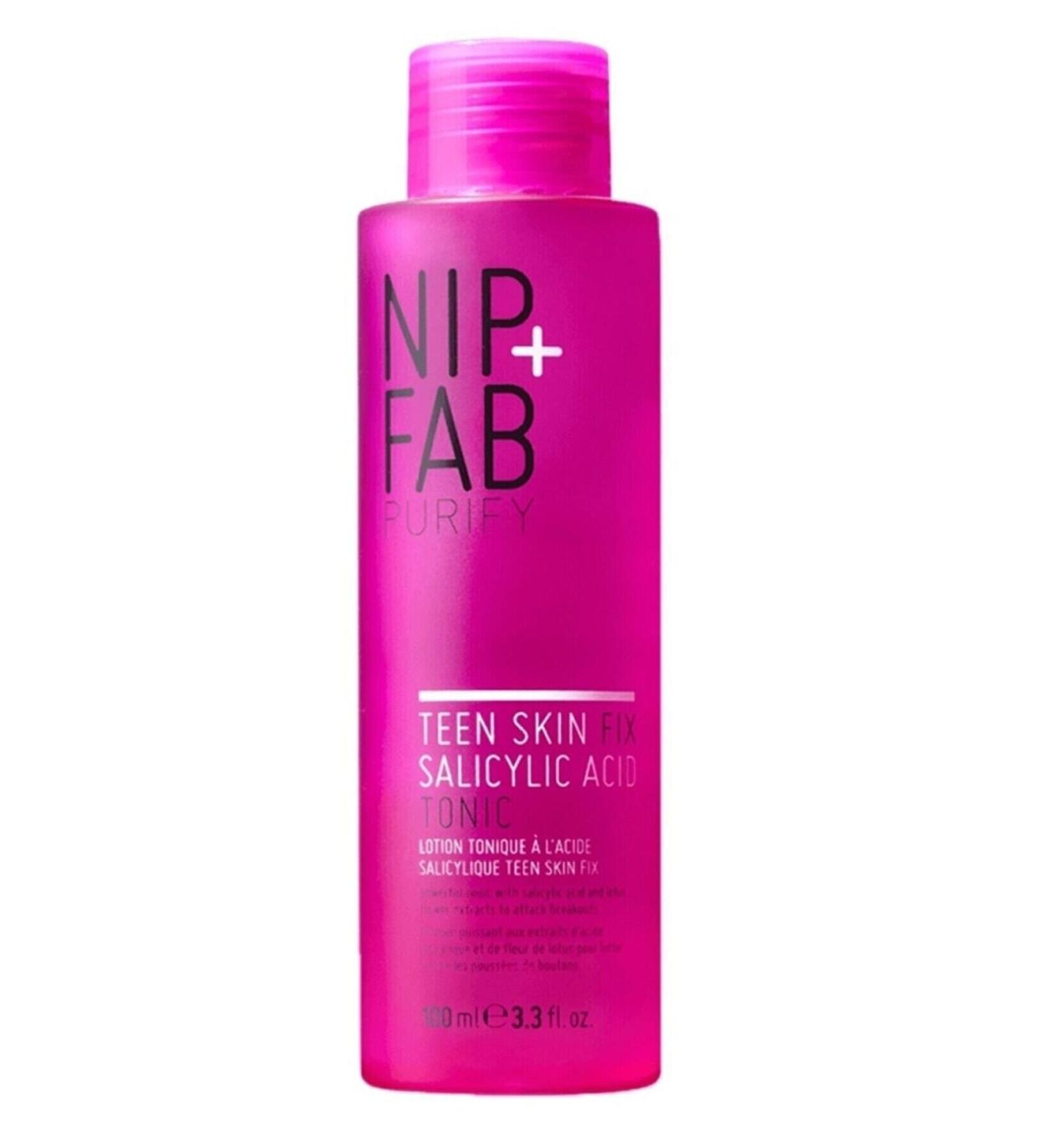 NIP+FAB Teen Skin Fix Salicylic Acid Toner 100 ml (Does not contain chemicals that damage the skin) -