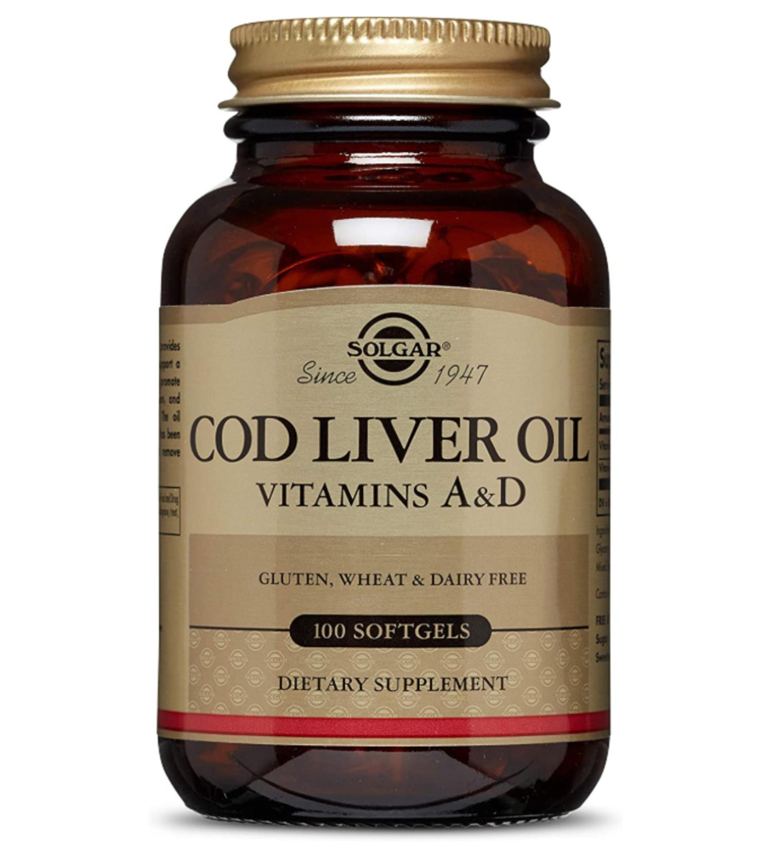Solgar Cod Liver Oil 100 Softgel