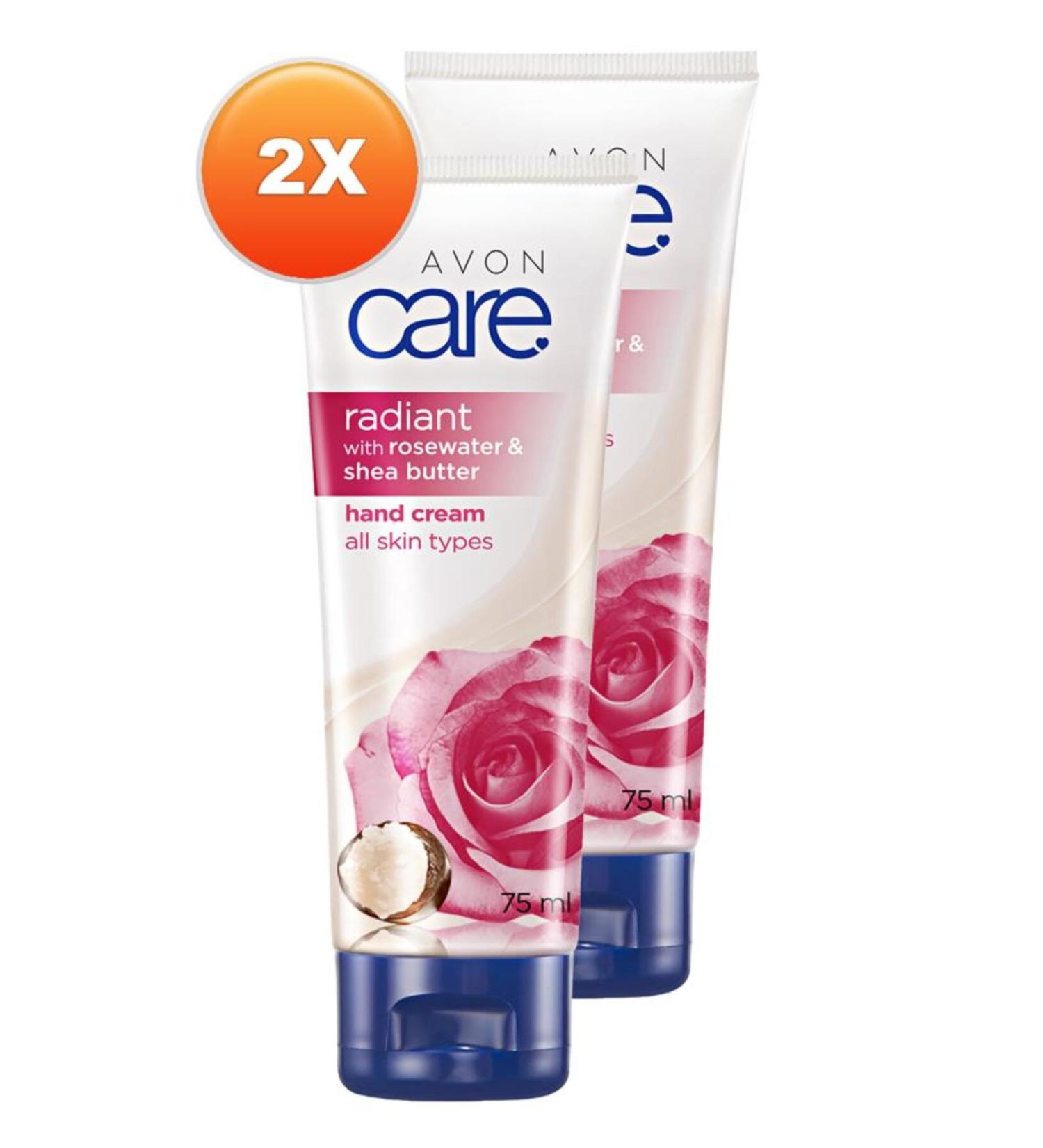 Avon Care Rose and Shea Essence Hand Cream 75 Ml. Duo Set