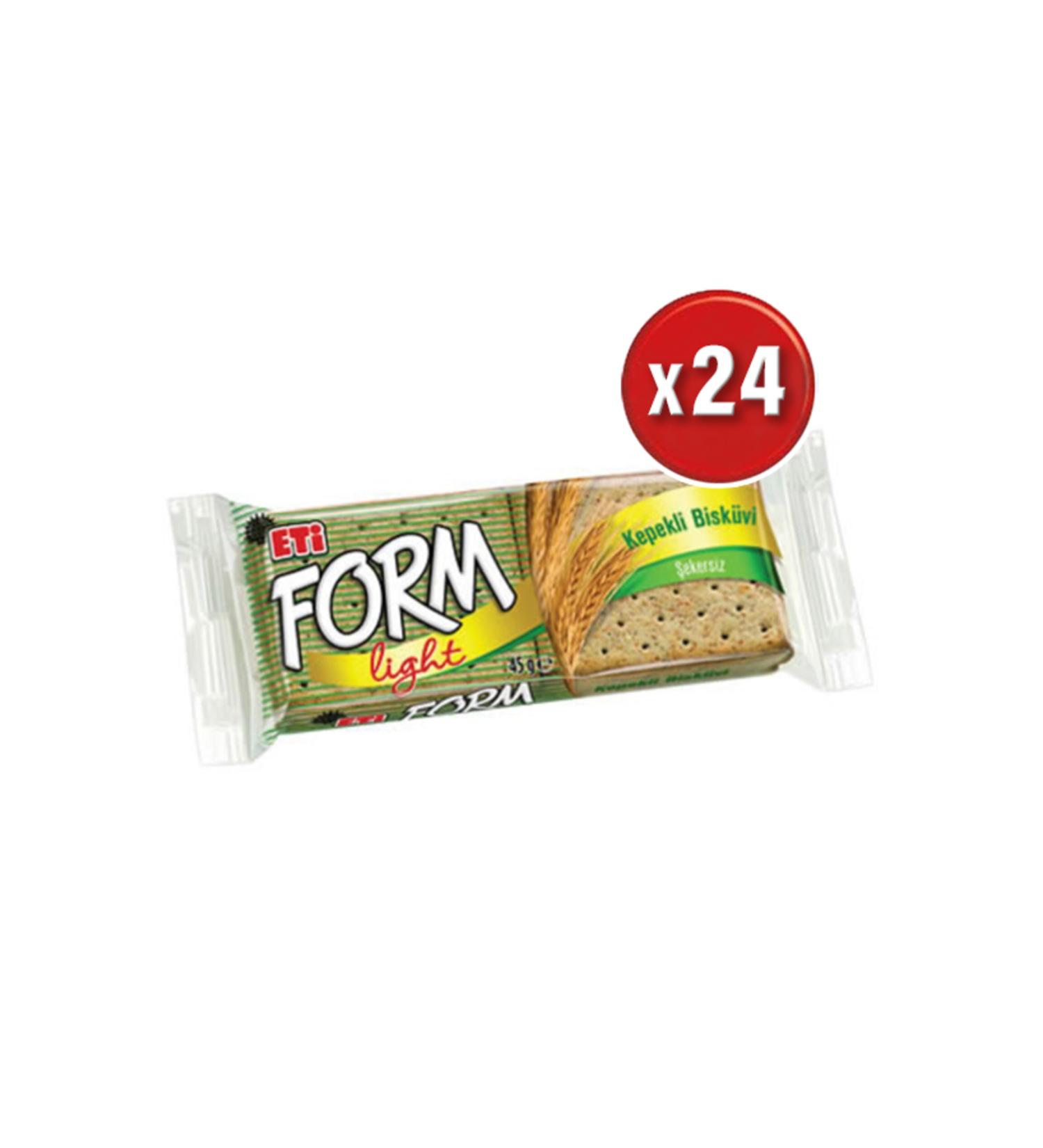 Form Eti Form Biscuit Whole Wheat 45 gr x 24 packs (1 box)