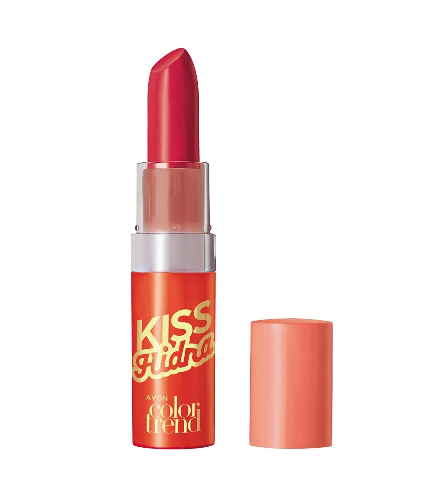 Avon Color Trend Kiss Creamy Lipstick Vibrant Red