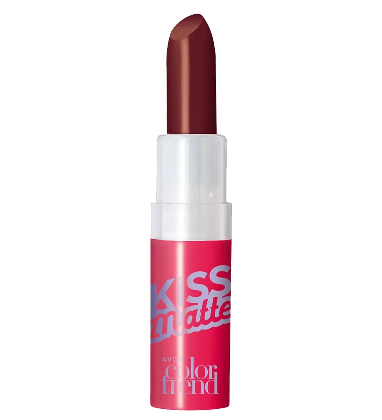 Avon Color Trend Kiss Matte Lipstick Cranberry Glam - Buy Online on GoSupps.com