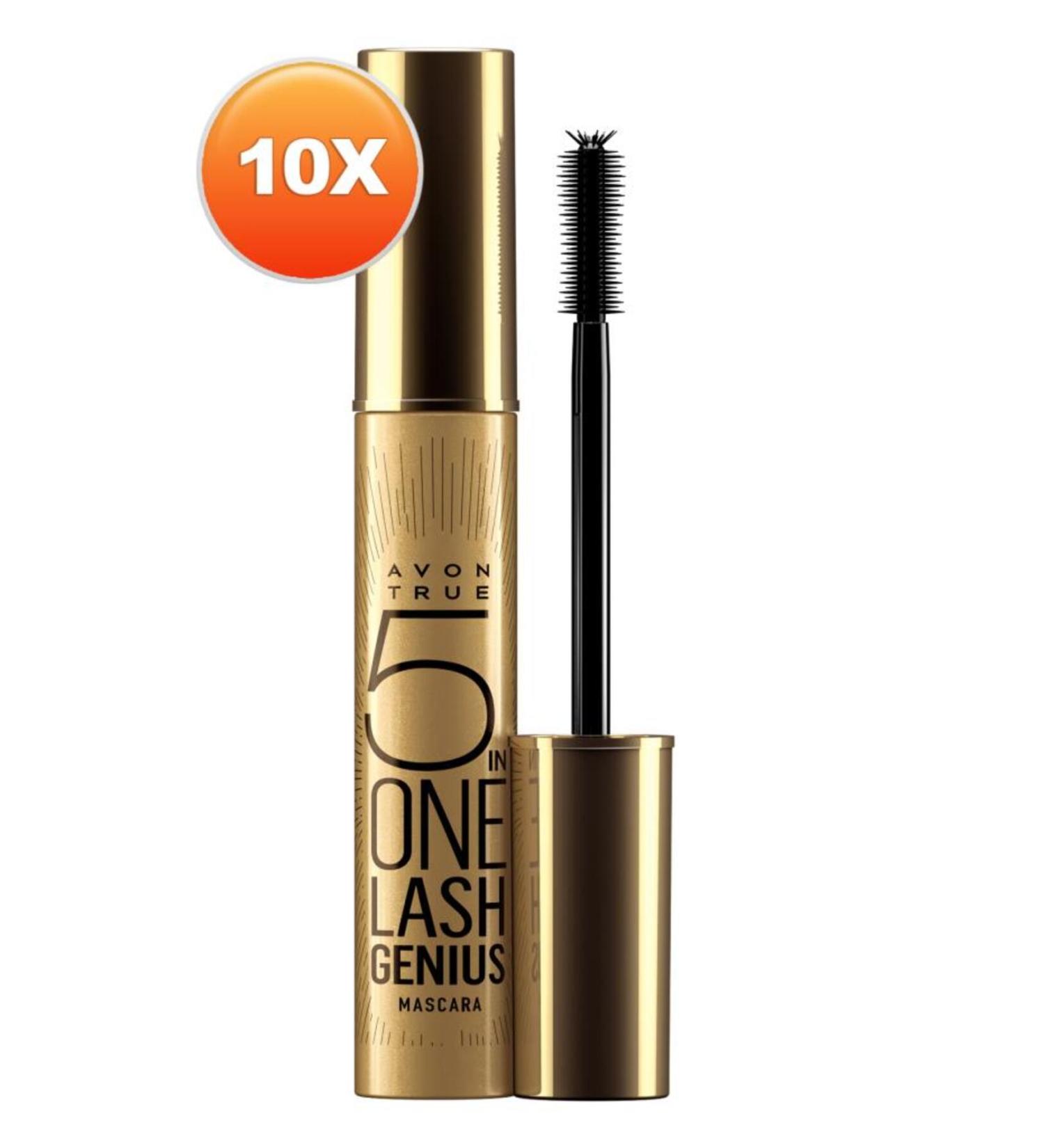 Avon True Lash Genius Mascara 10 Ml. Set of Black Ten