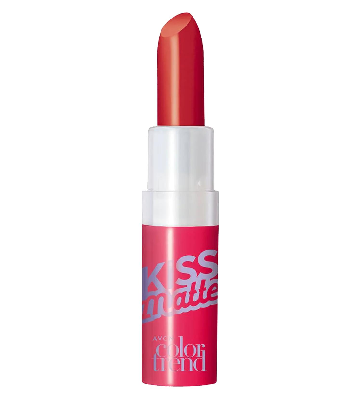 Avon Color Trend Kiss Matte Lipstick Flirty Pink - Buy Online on GoSupps.com