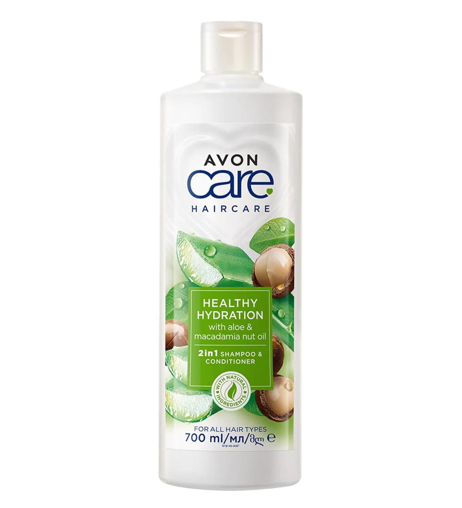 Avon Care Aloe Vera And Macadamia Nut Oil Shampoo And Conditioner 700 Ml. - Buy Online on GoSupps.com