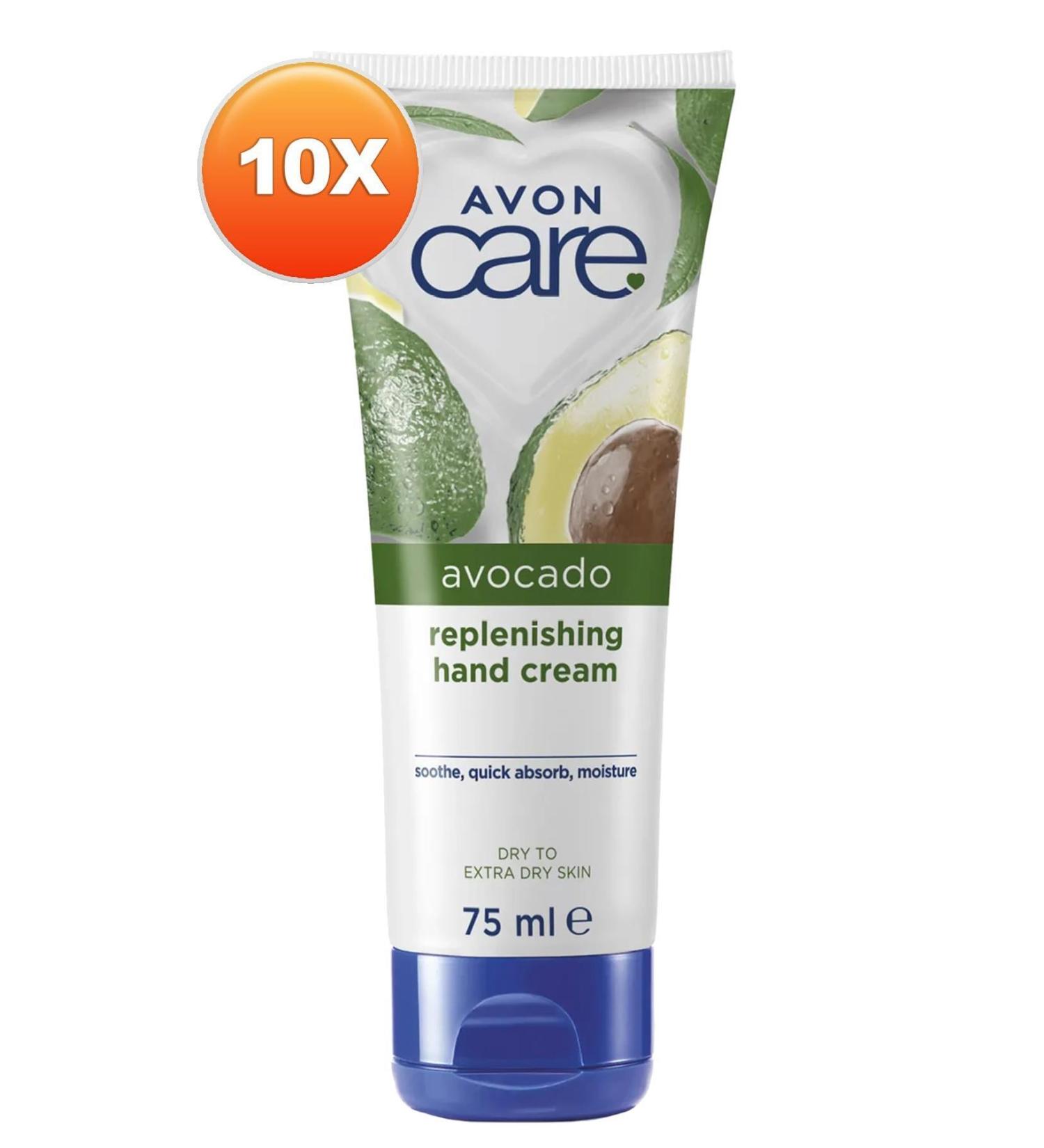 Avon Care Avocado Essence Hand Cream for Dry Skin 75 Ml. Set of Ten - Buy Online on GoSupps.com