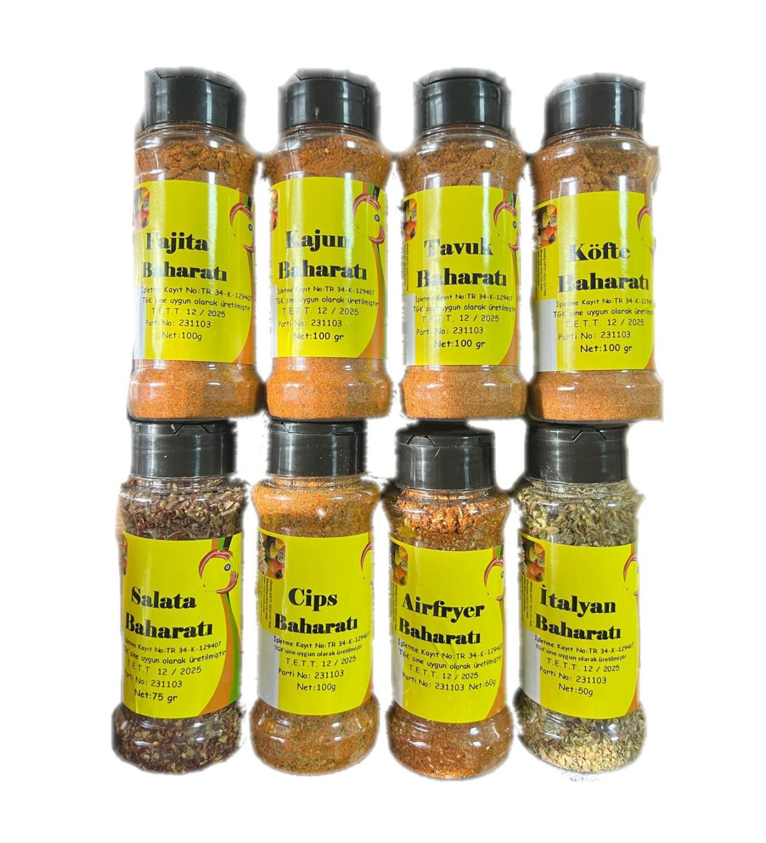 Green Selenay Frying & Salad Spice Varieties Set of 8 Healthy Special Pet - Buy Online on GoSupps.com