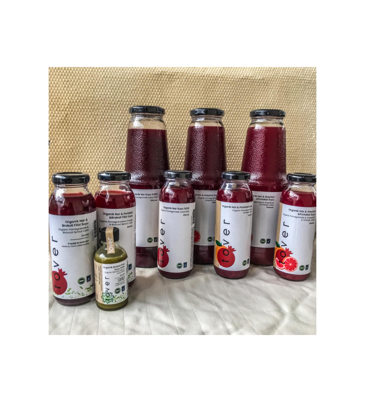 TOVER 24 Organic Pomegranate Juice