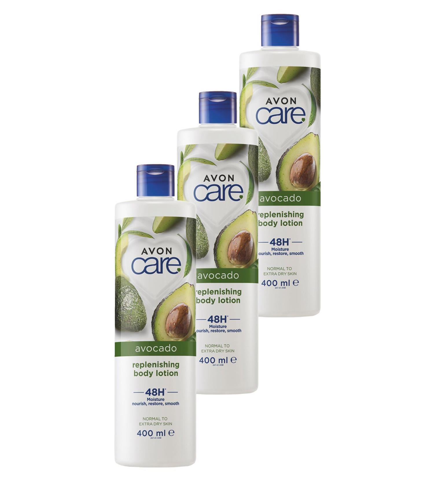 Avon Care Avocado Essence Body Lotion for Dry Skin 400 Ml. Triple Set - Buy Online on GoSupps.com