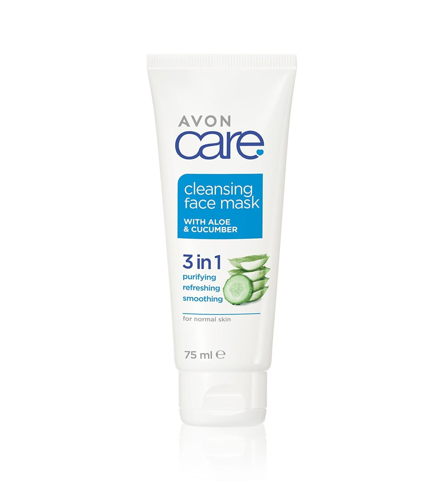 Avon Care Cleansing Refreshing Gel Face Mask with Cucumber and Aloe 75 Ml. - Buy Online on GoSupps.com
