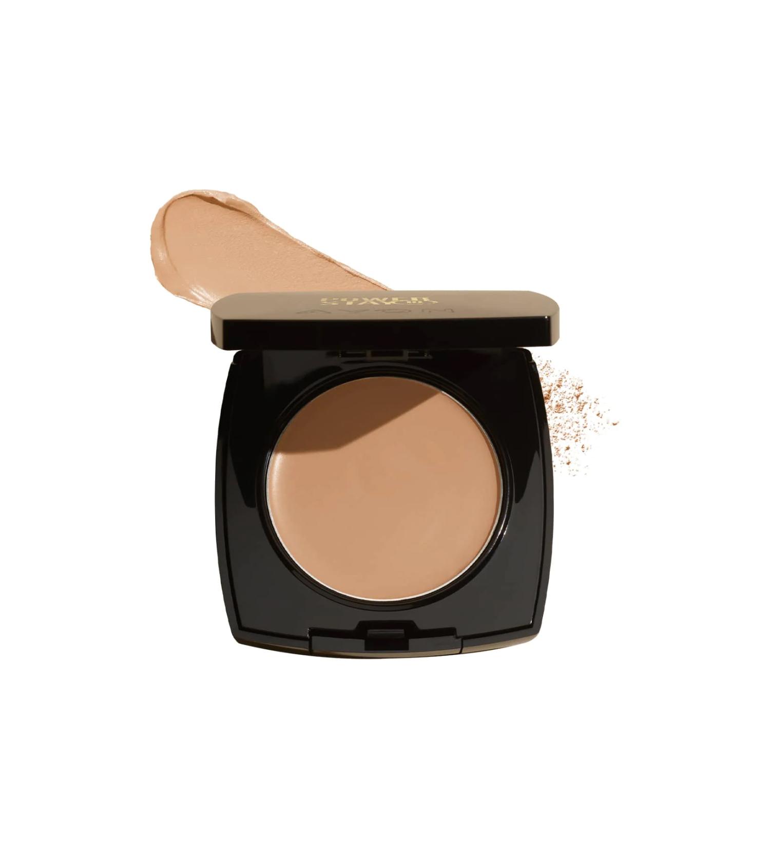 Avon Power Stay Creamy Powder Foundation Light Ivory - Buy Online on GoSupps.com
