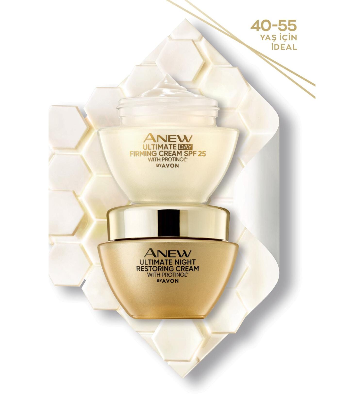 Avon Anew Ultimate Day Cream SPF25 50ml + Anew Ultimate Night Cream 50ml Set - Buy Online on GoSupps.com