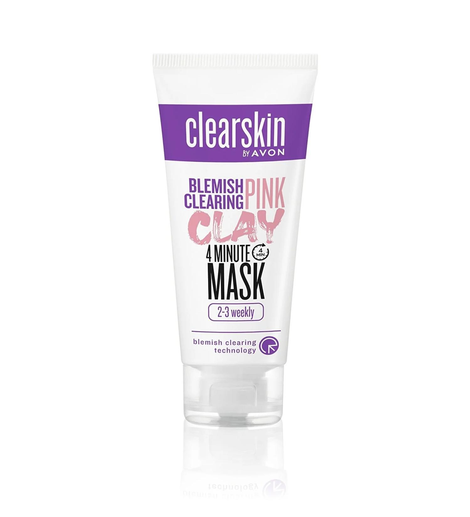 Avon Clearskin Blemish Clearing Anti-Blemish Pink Clay Face Mask 75 Ml. - Buy Online on GoSupps.com