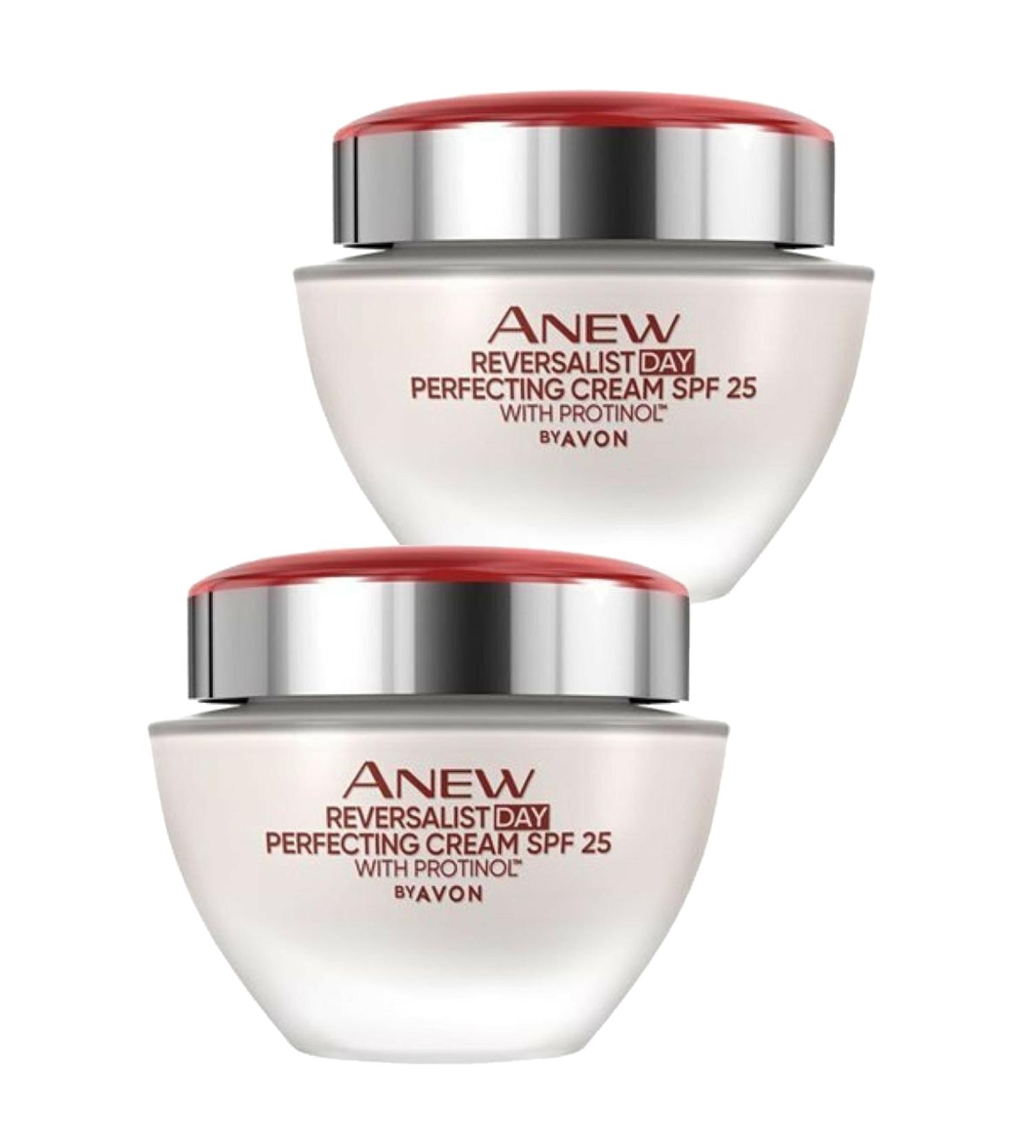 Avon Anew Reversalist Day Face Cream Spf 25 50 Ml. Duo Set