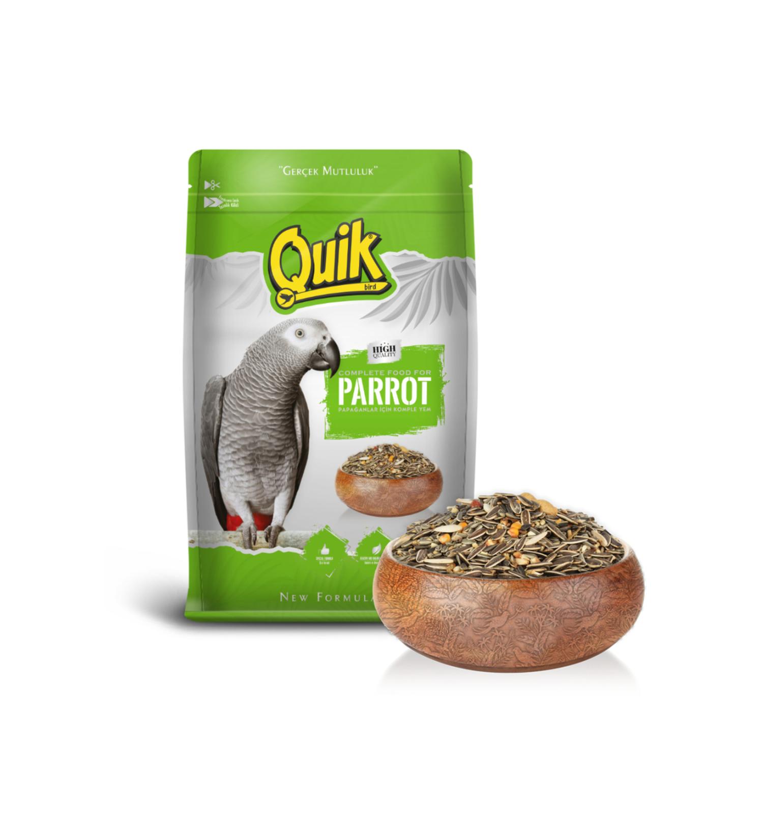 Quik Parrot Food 750 gr x 3 Pieces
