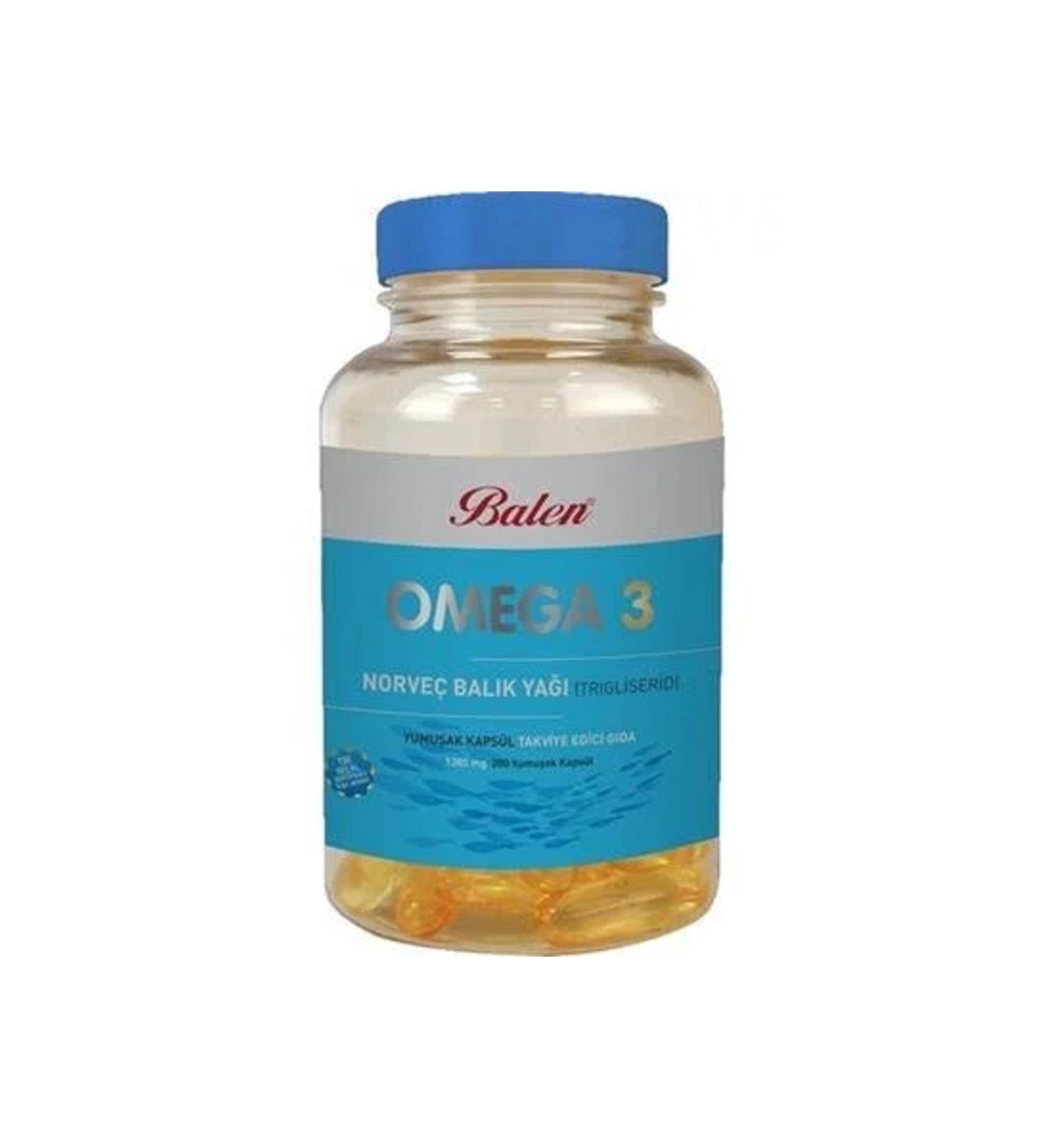 Balen Omega 3 Norwegian Fish Oil 1380 mg 100 softgels