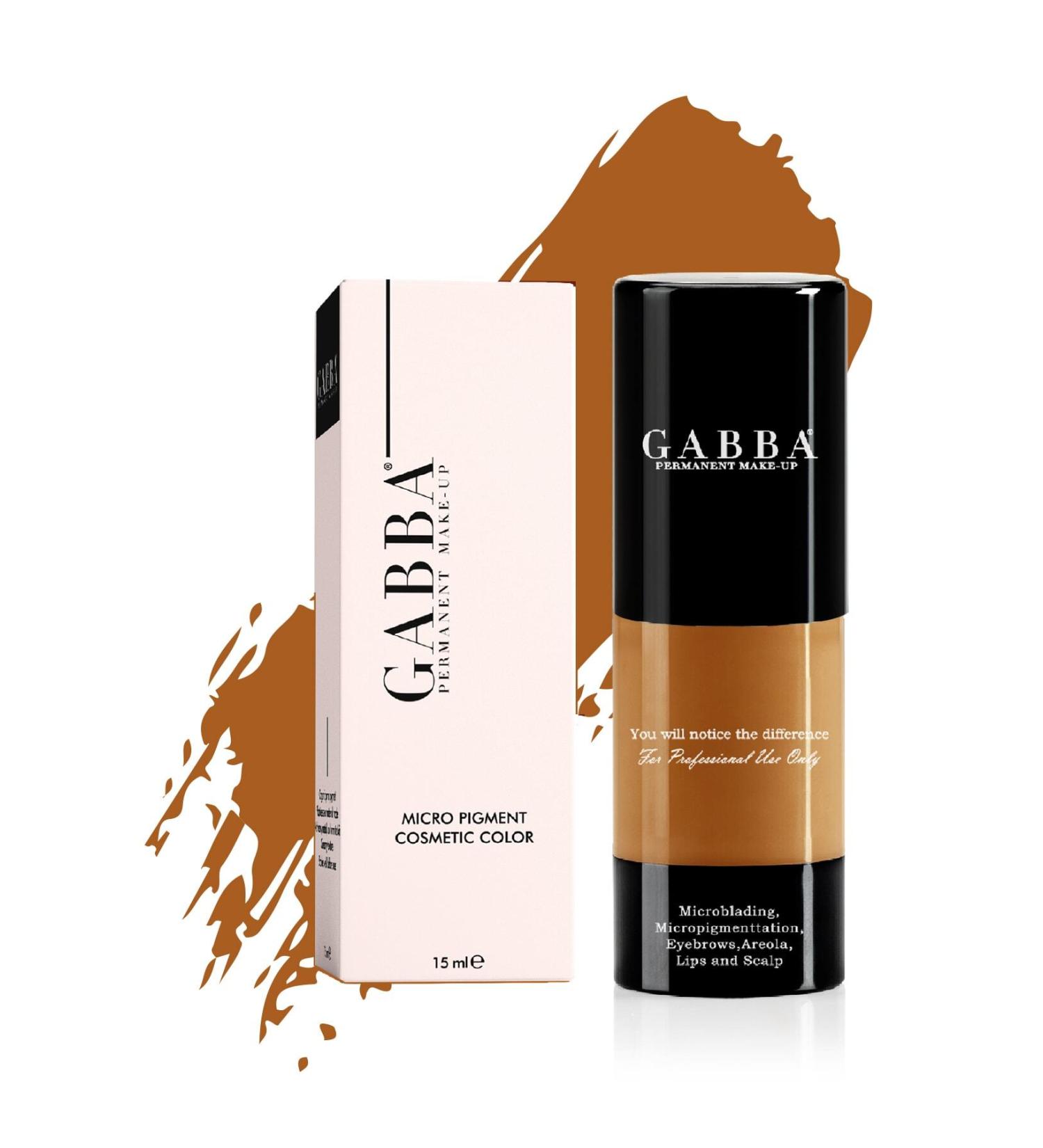 GABBA PERMANENT MAKE-UP 444 Bleding Yellow Mixing Dye Permanent Makeup Pigment 15 ml