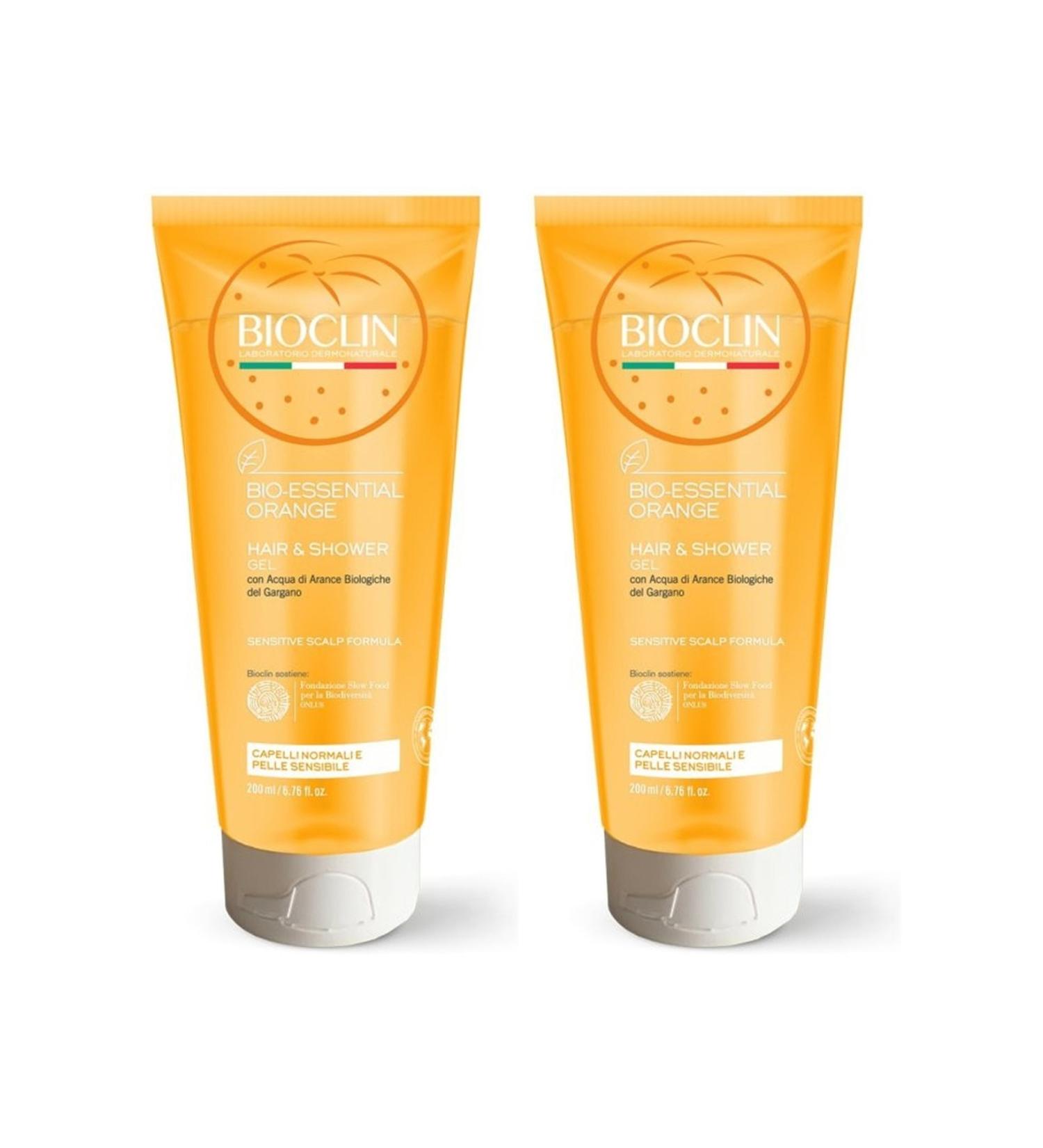 Bioclin Bio Essential Orange Hair&Shower Gel 200 ml 2 pack