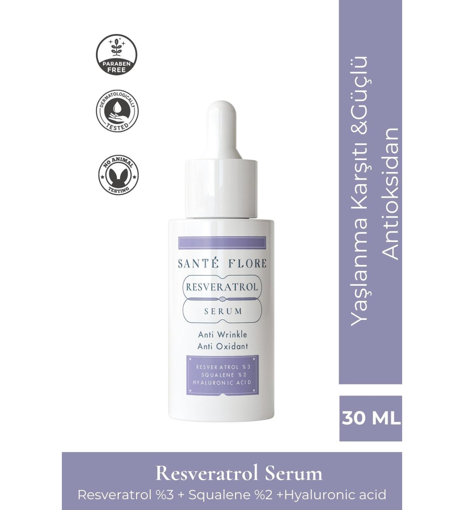 Sante Flore Resveratrol Serum - Buy Online on GoSupps.com