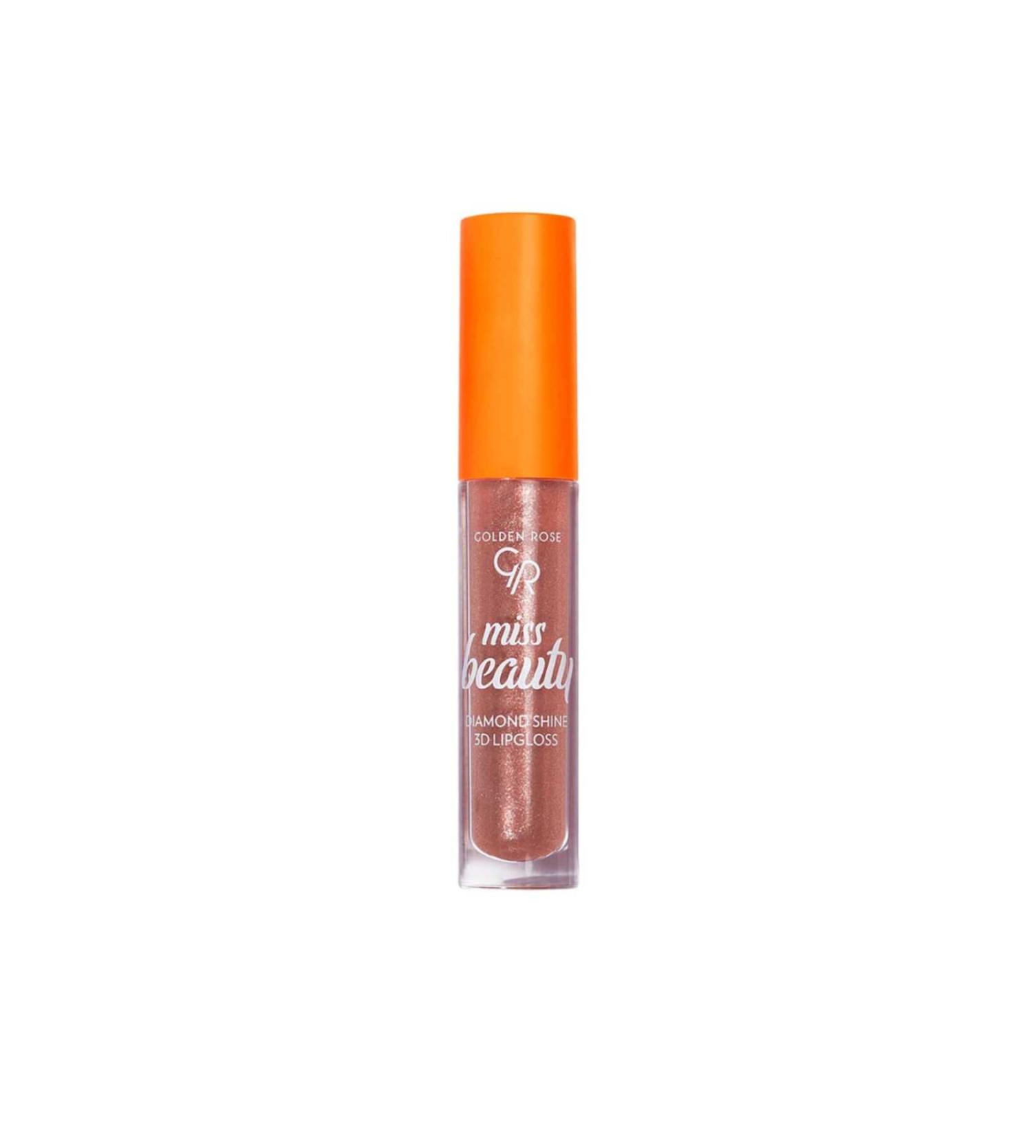 Golden Rose Gr Miss Beauty Diamond Shine 3d Lipgloss No:03 Sunkissed - Shiny Lip Gloss