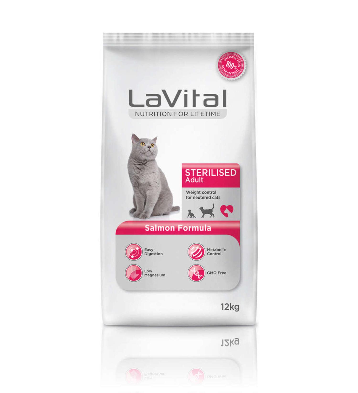 La Vital LAVITAL CAT AD.STER.SAL. 12KG 132070
