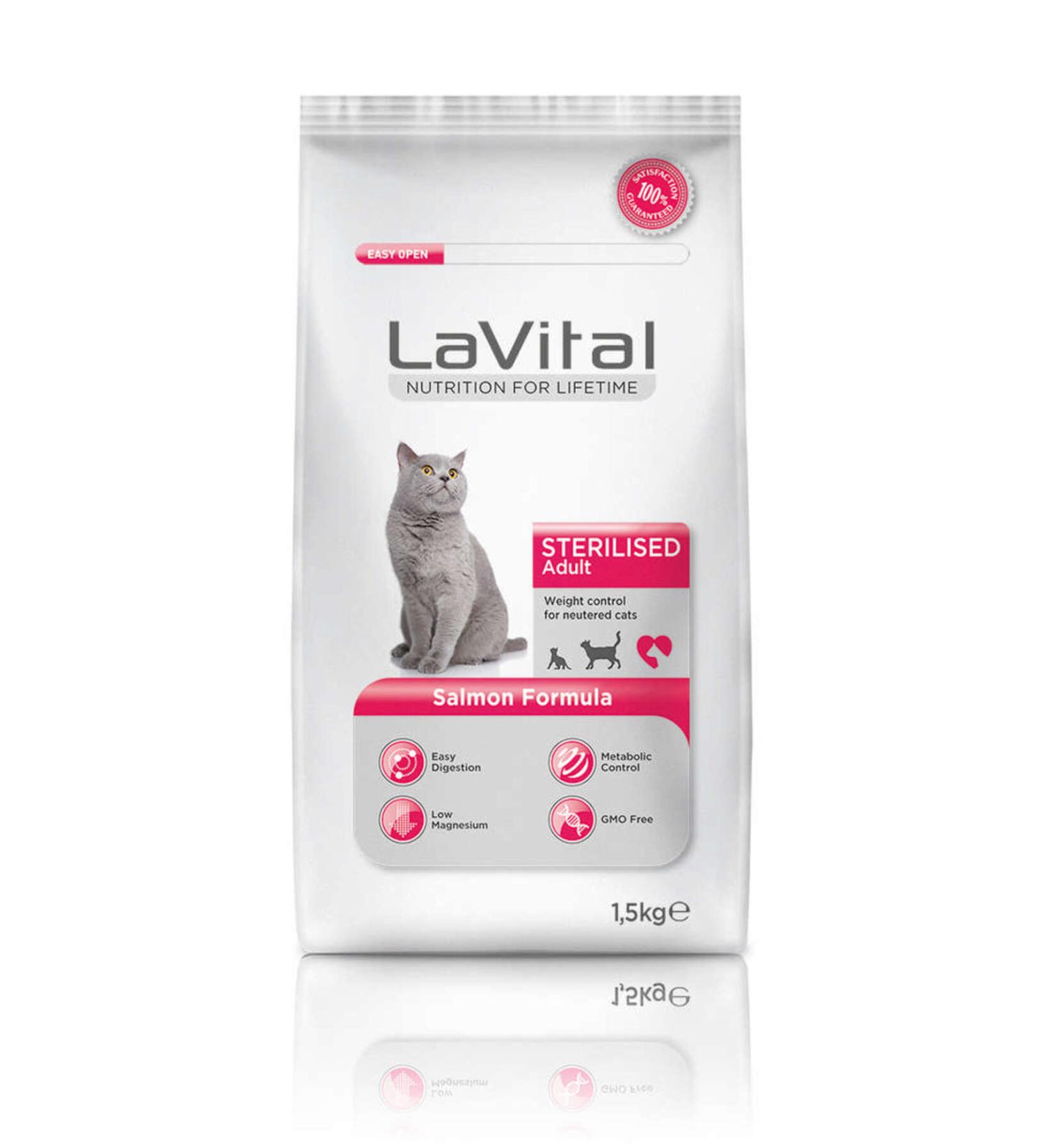 La Vital LAVITAL CAT AD.STER.SAL.1 5 KG