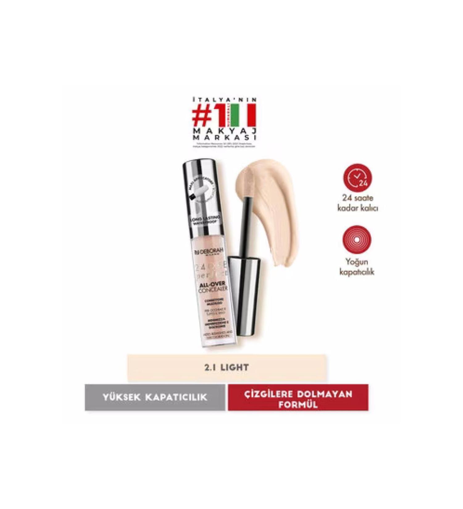 Deborah 24Ore All Over Concealer Waterproof 2.1 Light