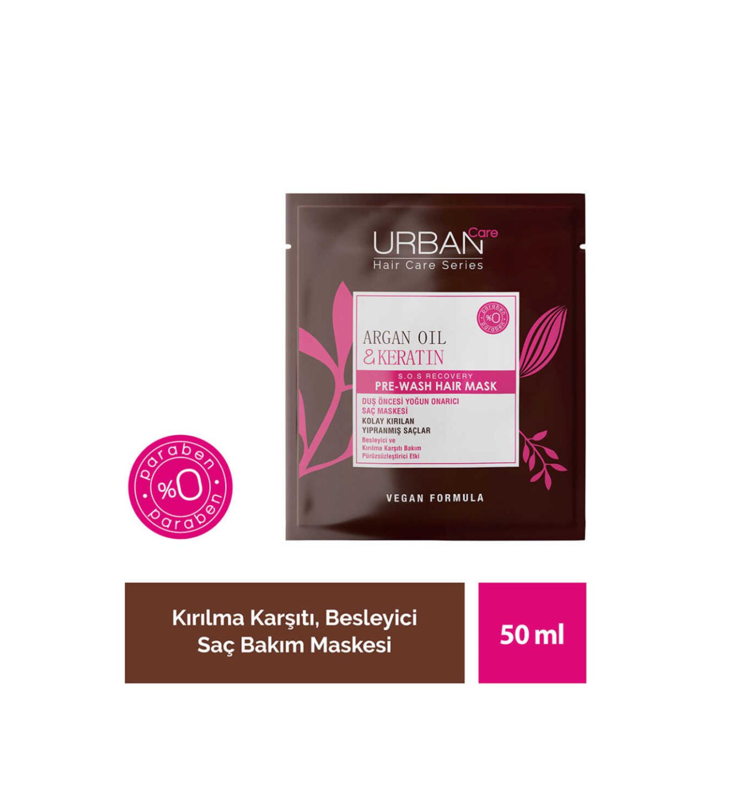 Urban Care Argan Oil & Keratin Pre-Shower Hair Care Mask Product Code: 32