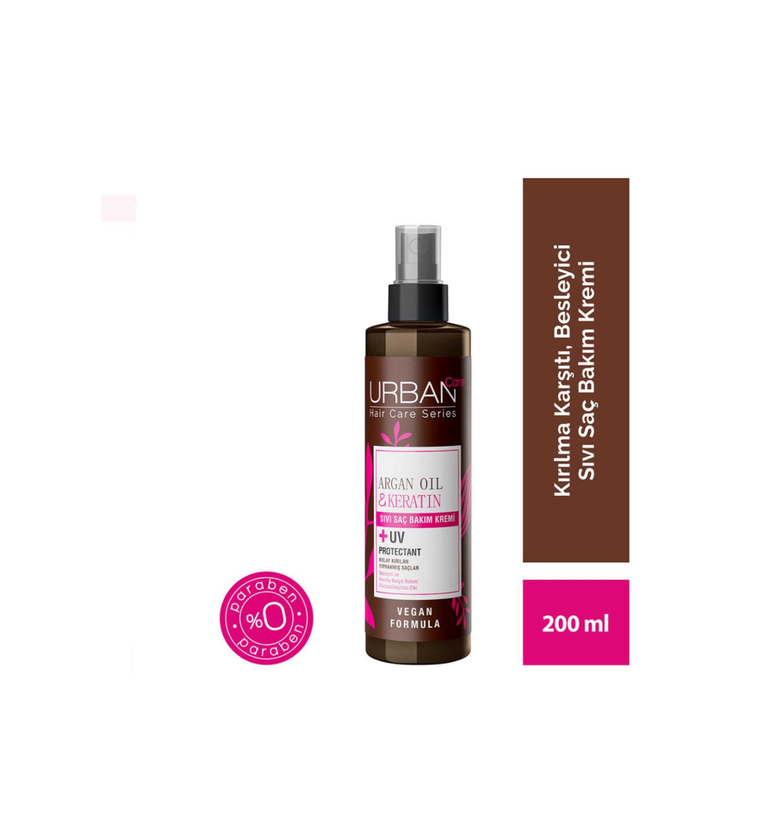 Urban Care Argan Oil & Keratin Liquid Hair Care Cream
