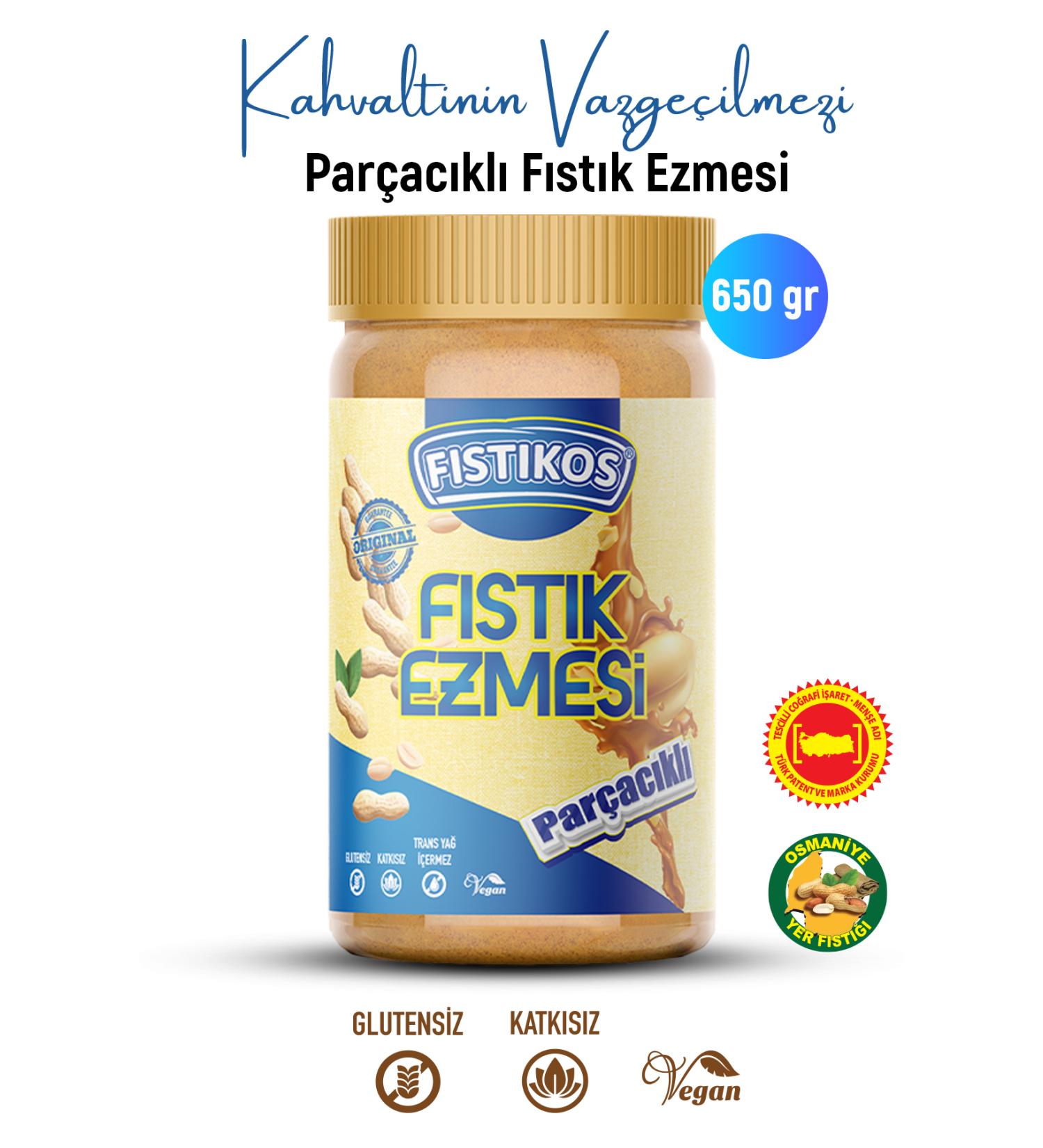 FISTIKOS Sweet & Chunky Peanut Butter 650 G
