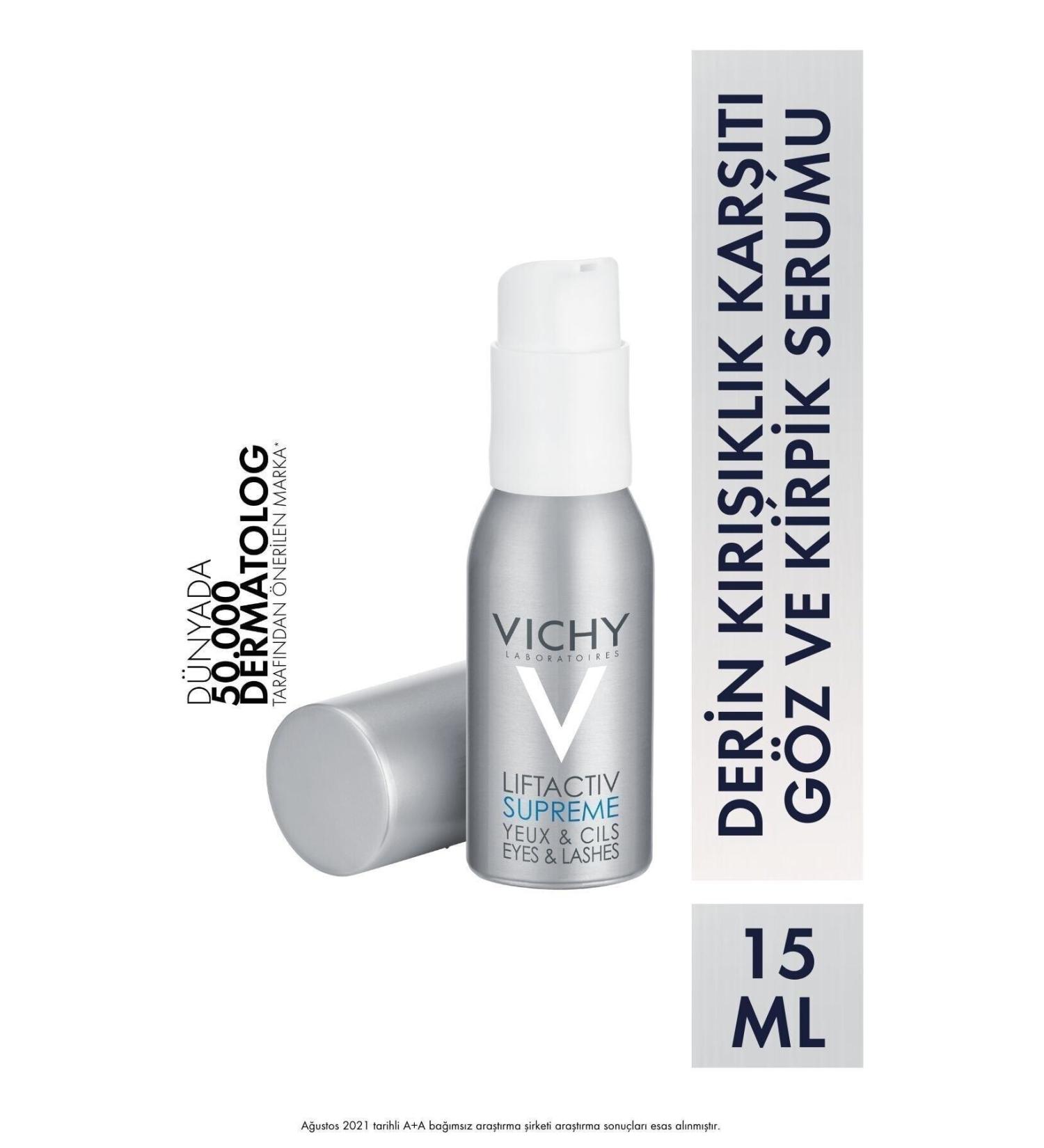 Vichy Eye Contour & Eyelashes Anti-Wrinkle and Firmness Loss Care Serum 15 ml KEY RN458
