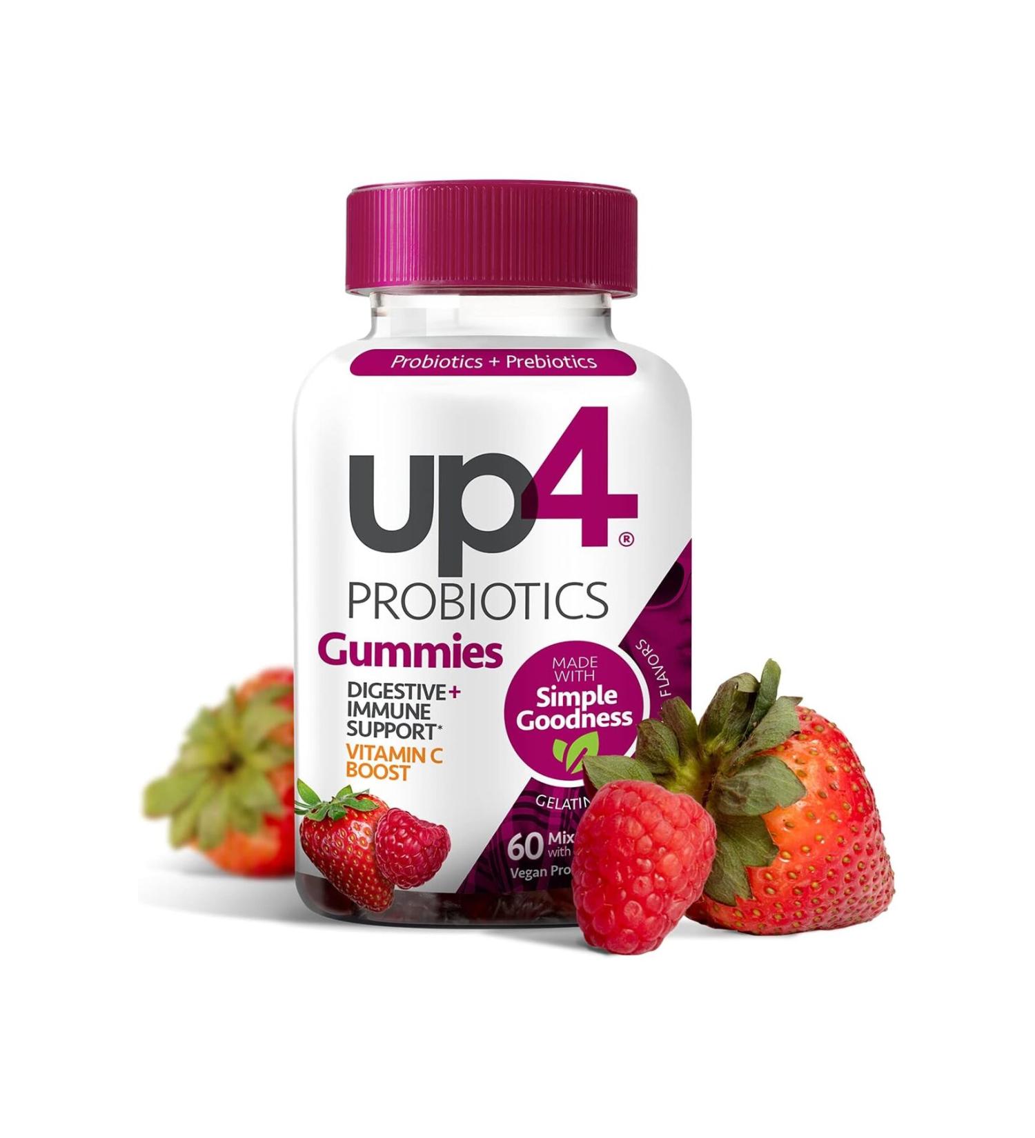 up4 Probiotic with Prebiotics 60 Mixed Berry Gumies