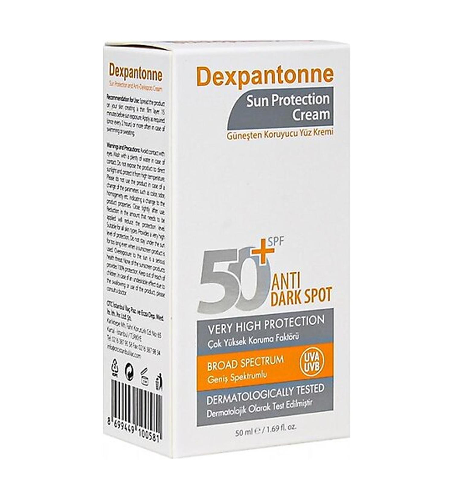 Dexpantonne Anti-Spot Face Sunscreen Spf50+ 50ml