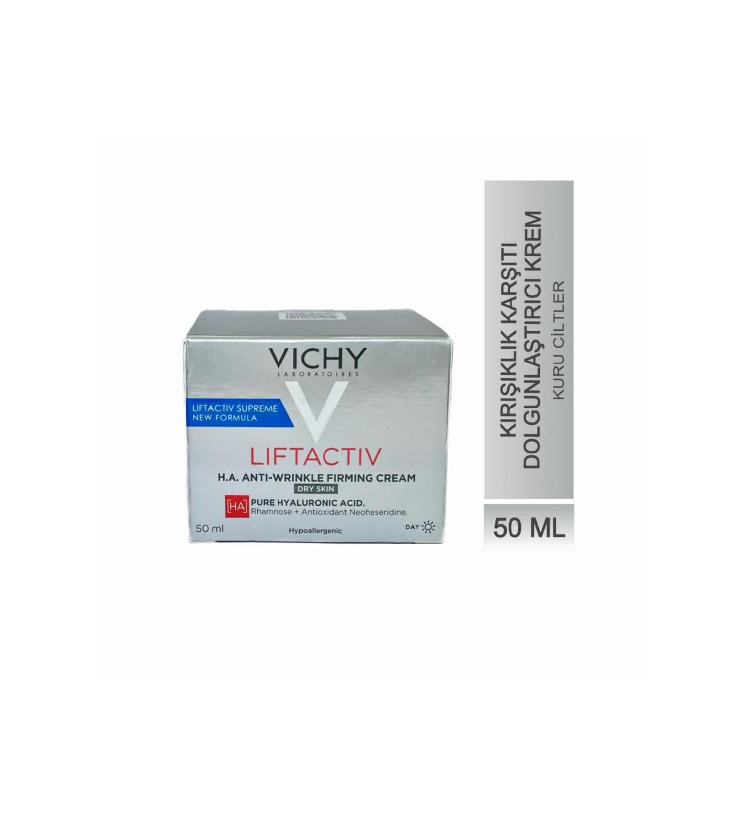 Vichy Liftactiv HA Cream - Dry Skin - Buy Online on GoSupps.com