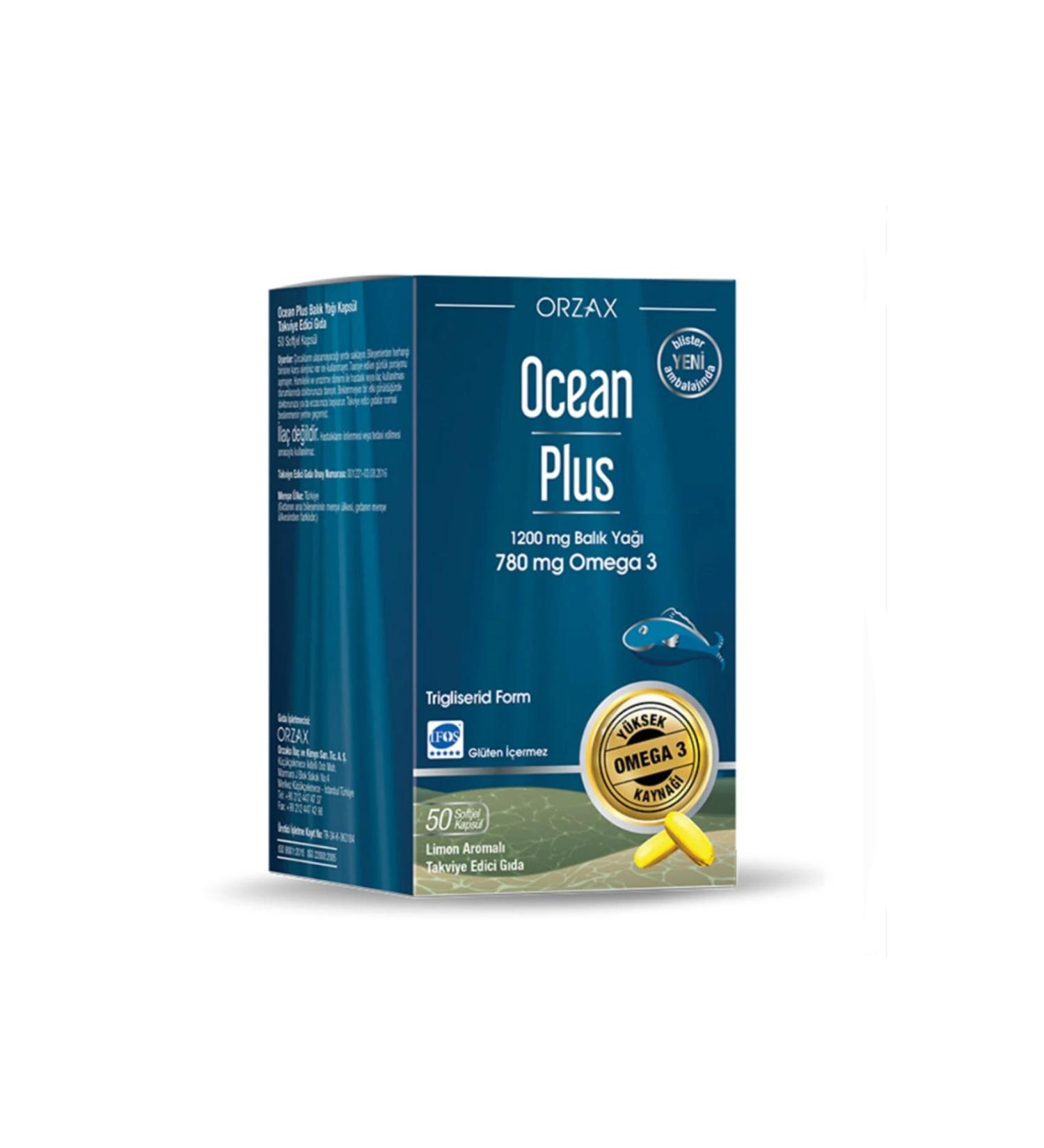 Ocean Orzax Ocean Plus 50 Capsules