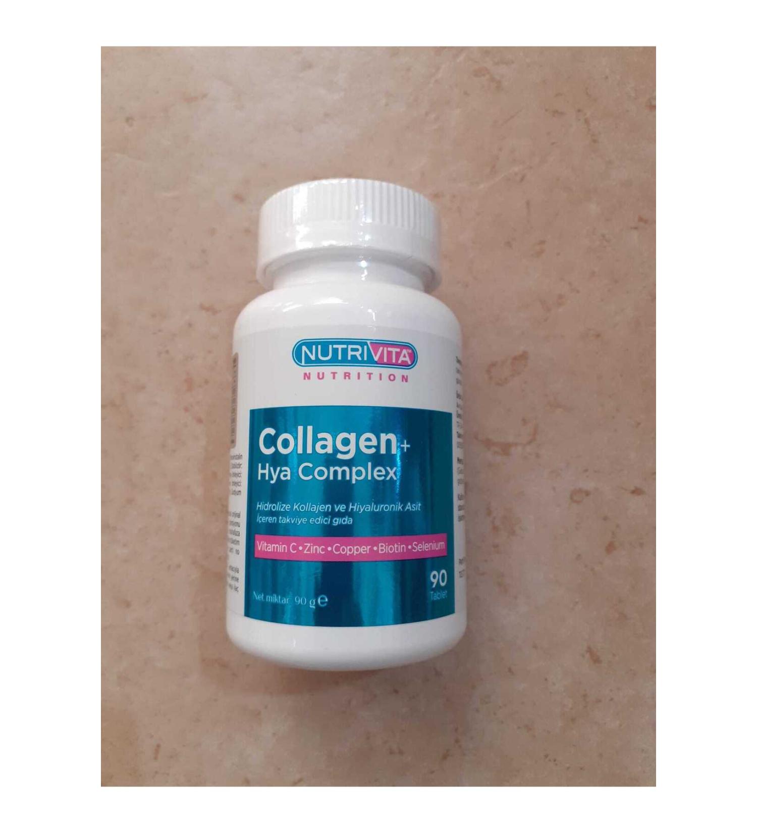 Nutrivita Nutrition Collagen Hya complex 90 tablets