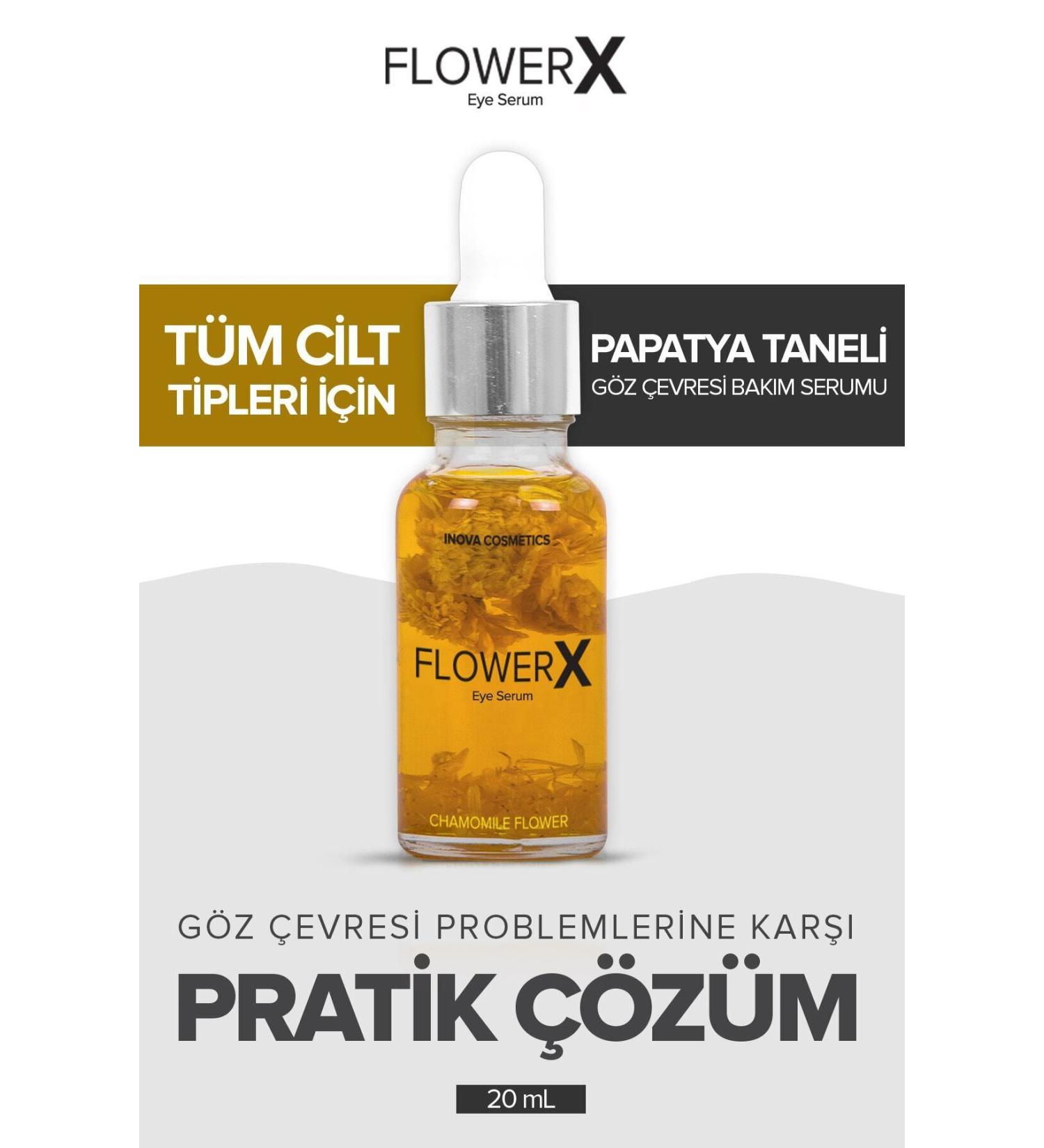 FlowerX Eye Serum Eye Contour Care Serum - Buy Online on GoSupps.com