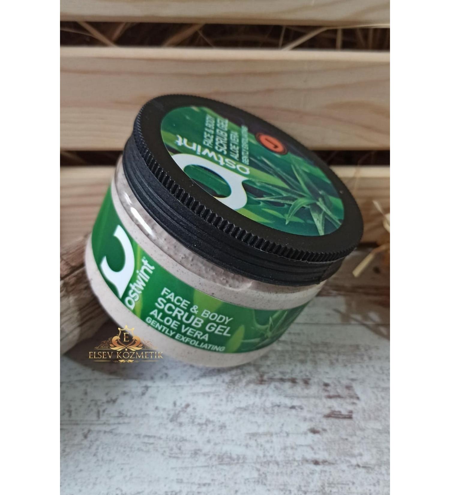 Ostwint Face and Body Peeling Effective Scrub Gel Aloe Vera 300 Ml Elsevkozmetik