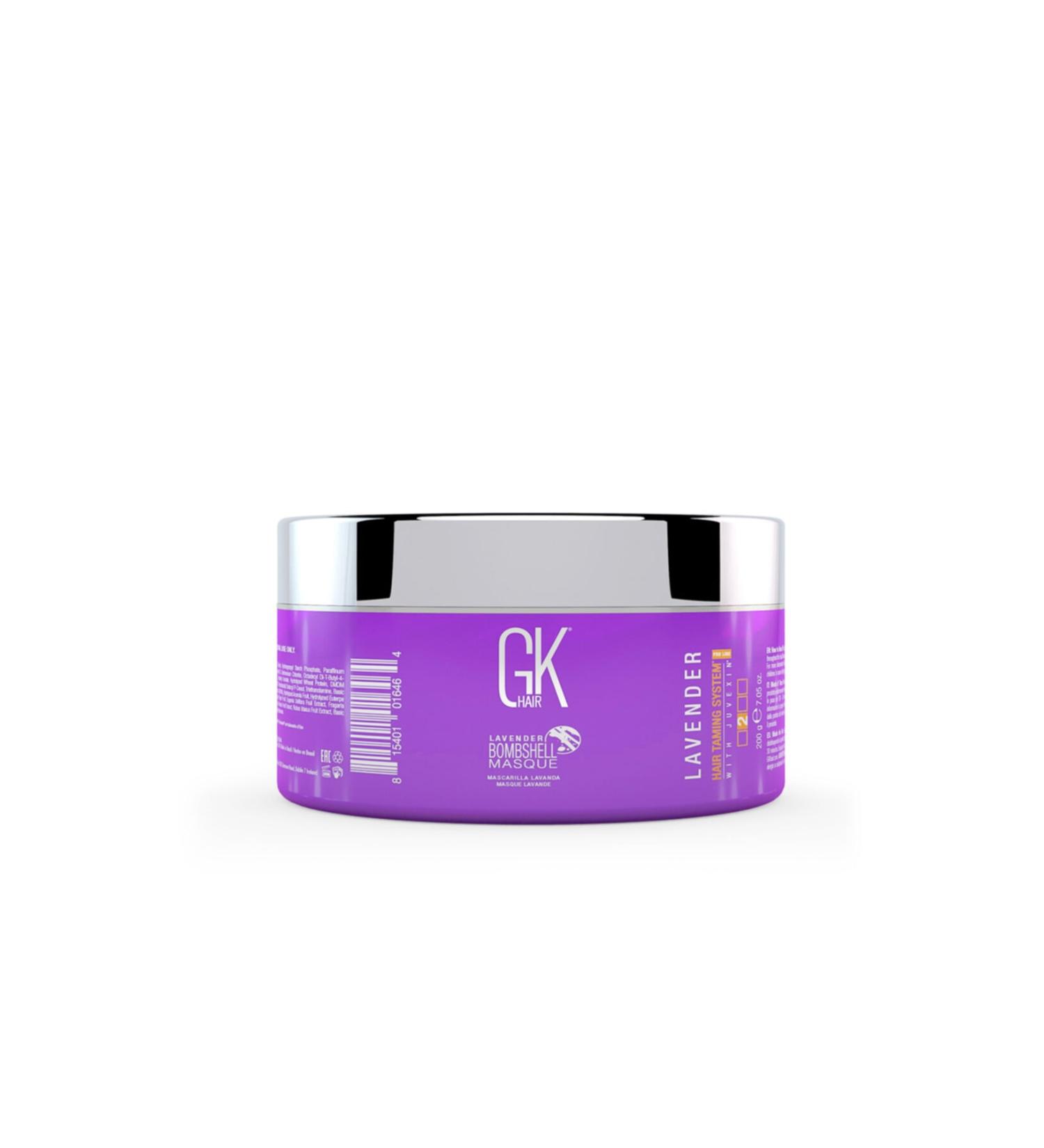 GK HAIR Global Keratin Lavender Bombshell Lilac Color and Care Mask 200ml - Buy Online on GoSupps.com