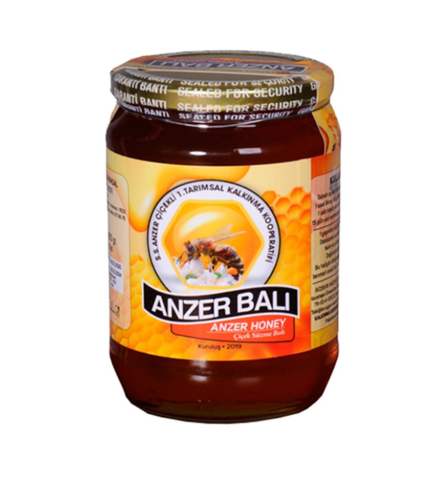 Rize Anzer Honey 980 gr Net 0 Approved Sealed Aegean and Hacettepe University Approved